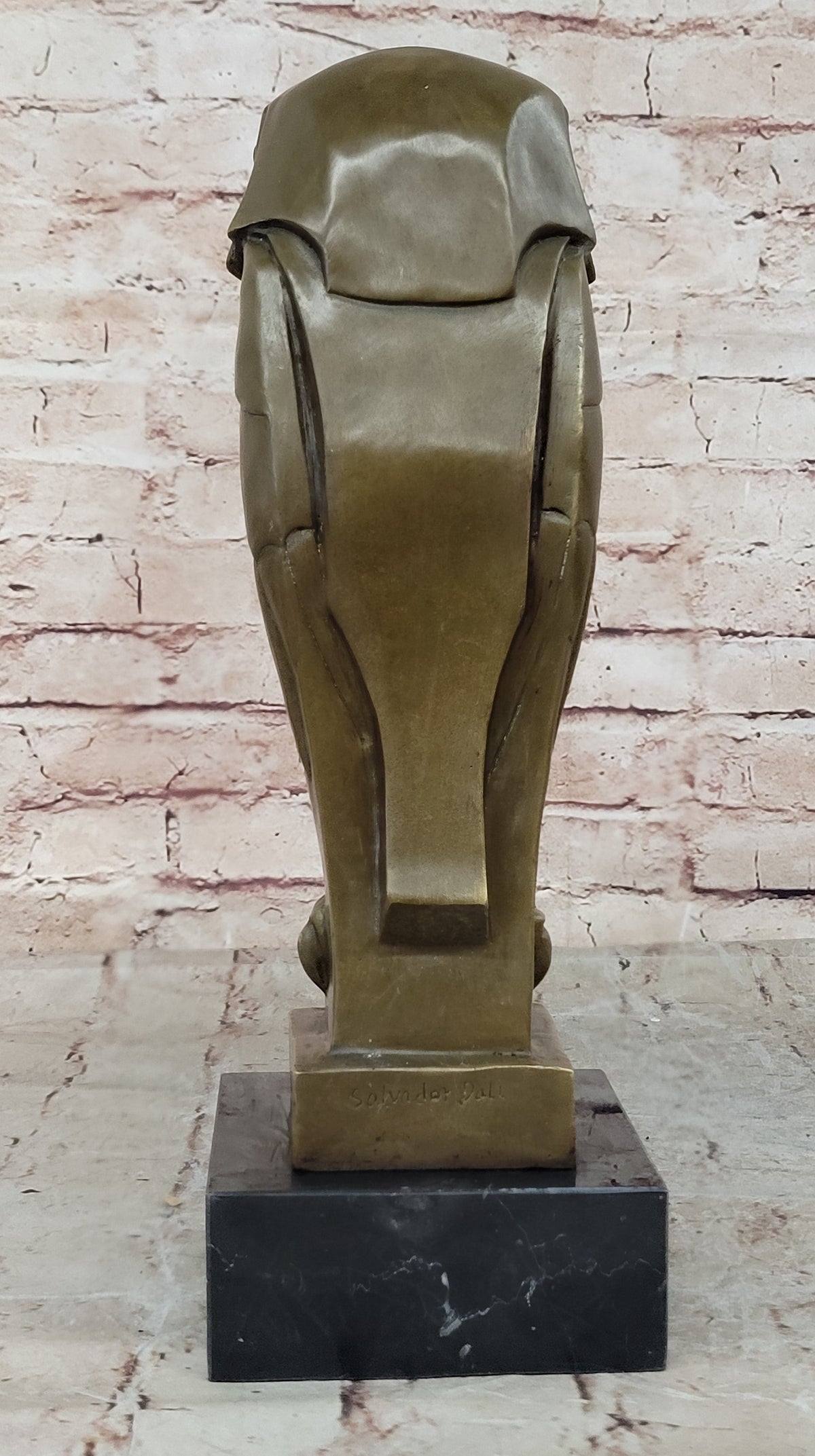 Art Deco Bronze Owl Sculpture – Modern Stylized Bird Statue