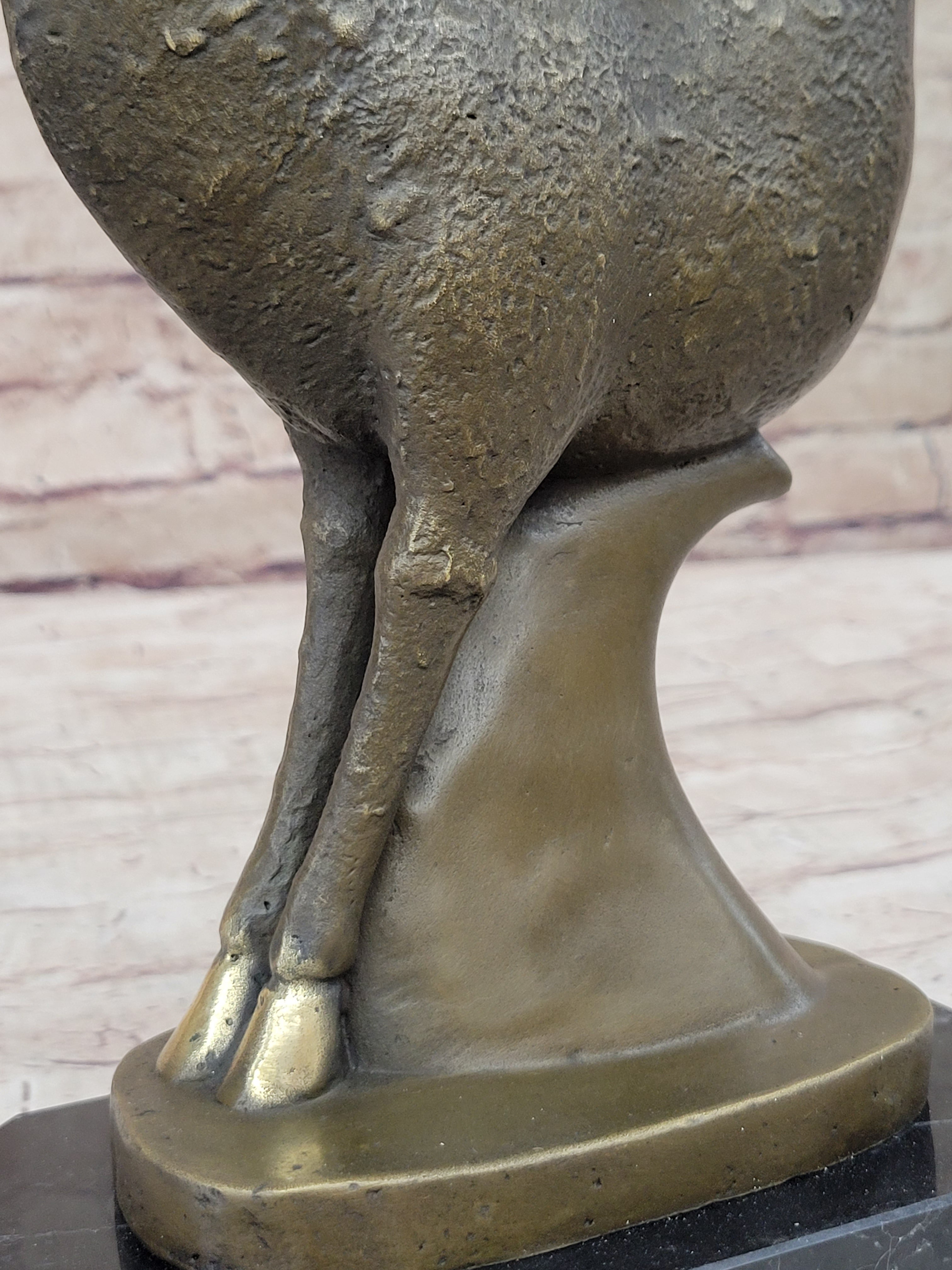 Abstract Modern Art Bucking Chinese Tang Horse Bronze Sculpture Figure by Milo