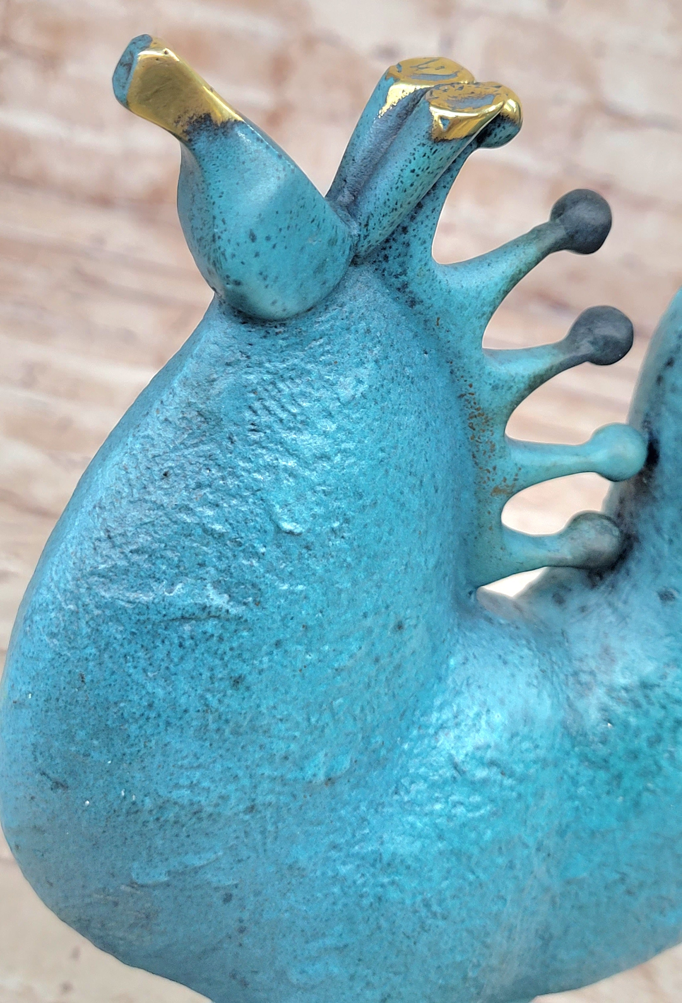 Special Patina Abstract Modern Artwork Rearing Horse Bronze Sculpture