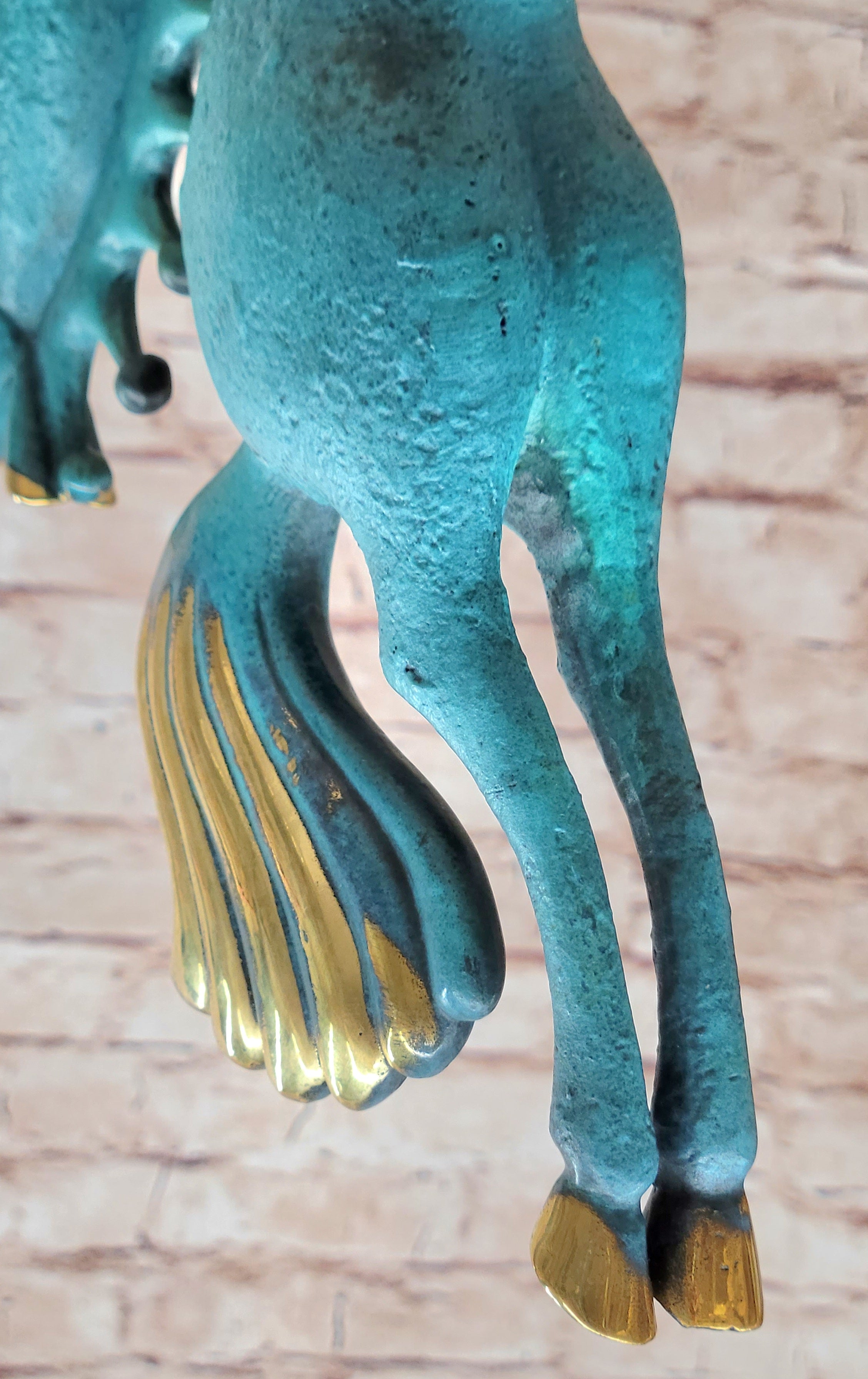 Special Patina Abstract Modern Artwork Rearing Horse Bronze Sculpture