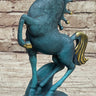 Signed Original Miguel Lopez Tang Horse Abstract Modern Bronze Sculpture Statue