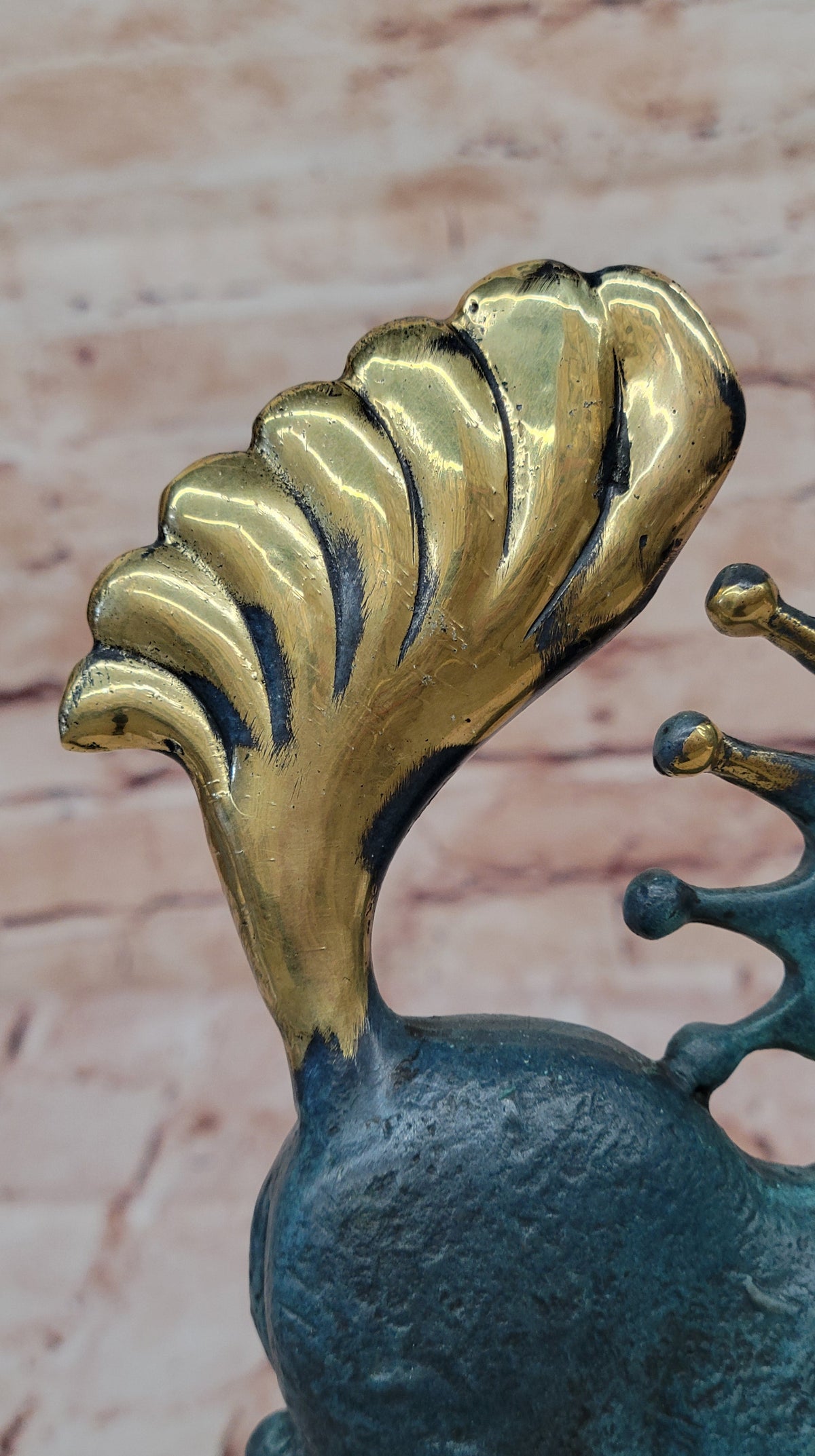 Rearing Horse Bronze Sculpture - Abstract Equestrian Wildlife Art Color Patina