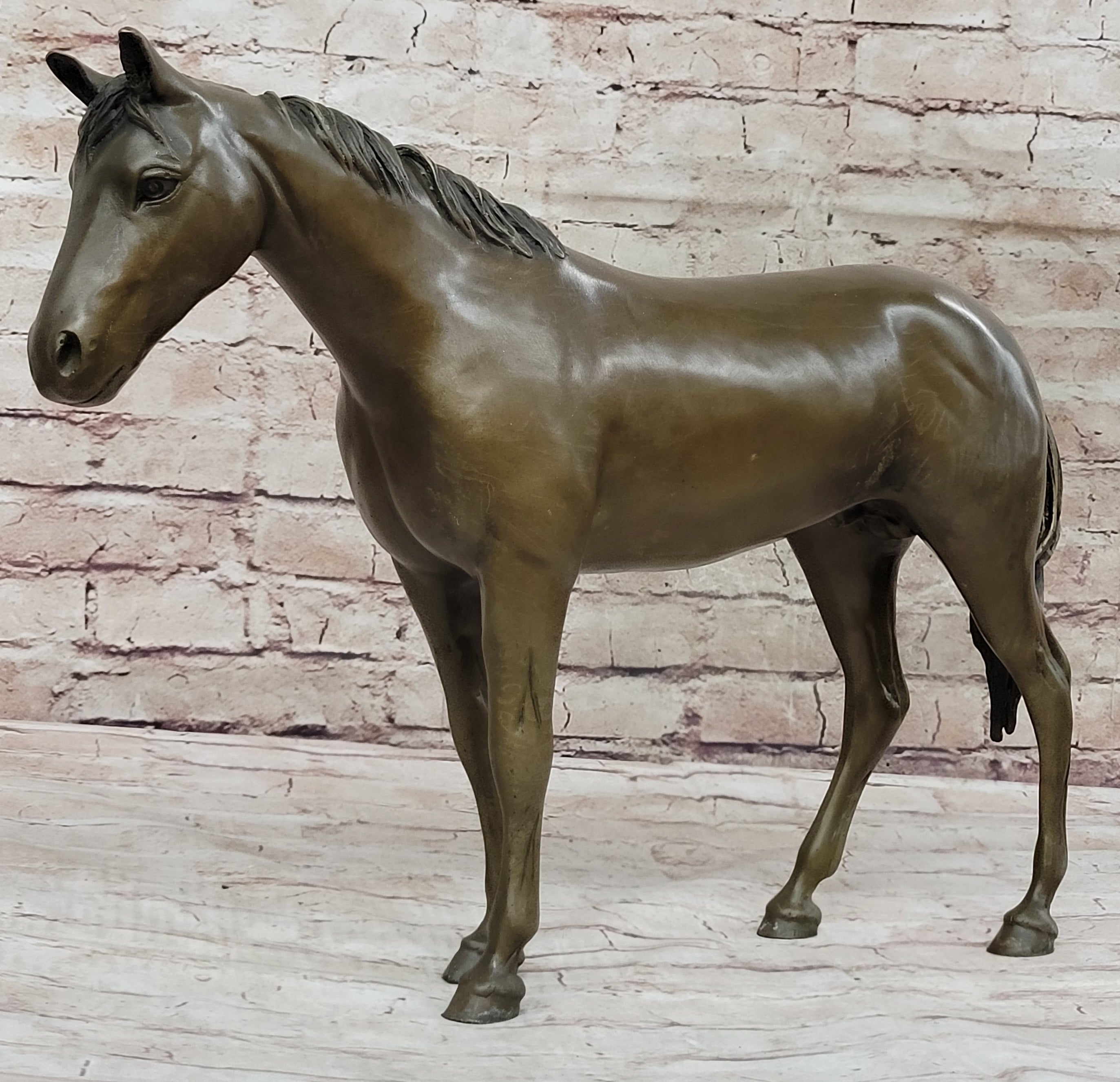 Hot Cast Bronze Horse Figurine Sculpture PJ Mene Art Decor