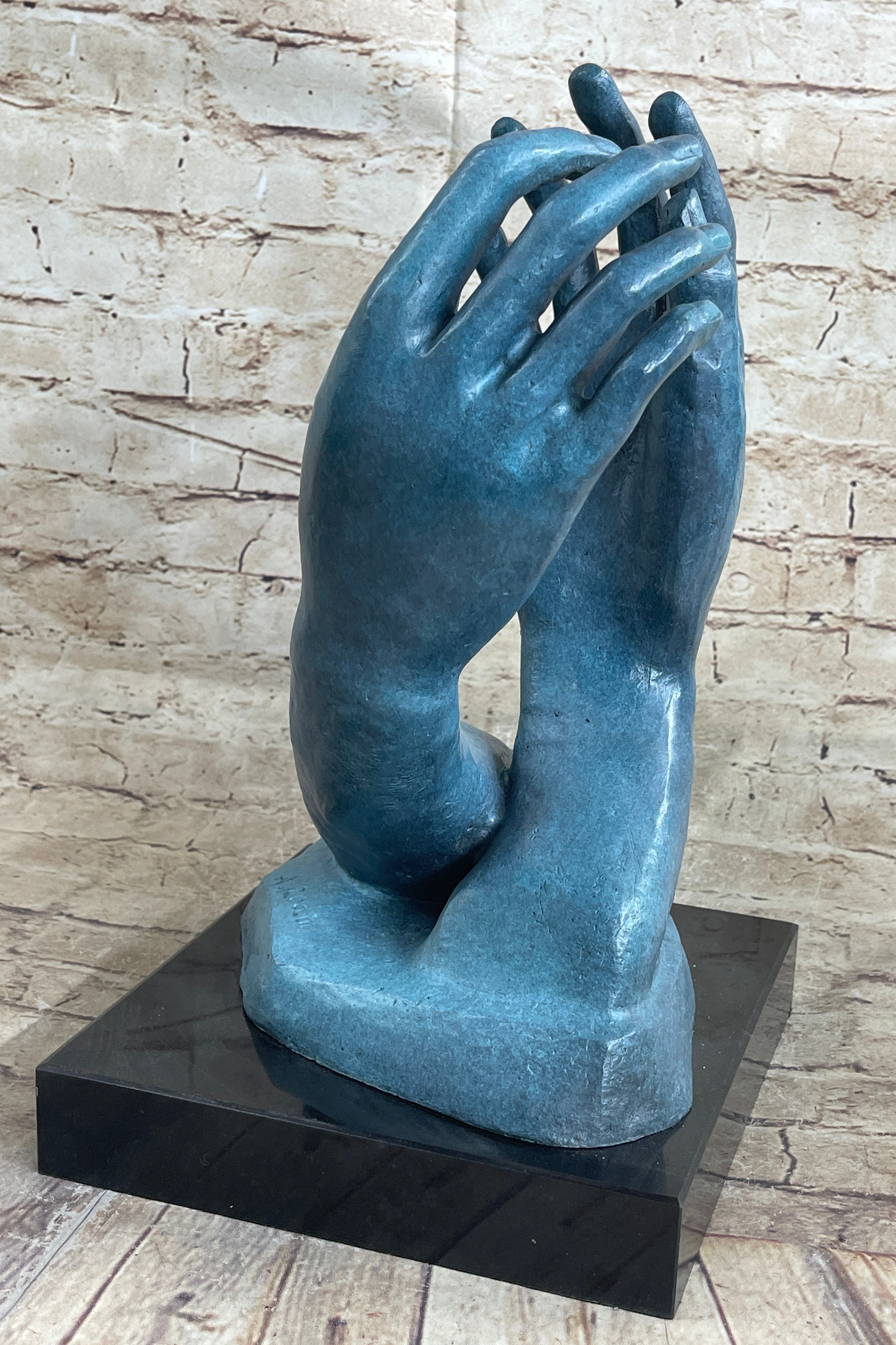 The Cathedral (1908) - Bronze Sculpture by Auguste Rodin - Hands - signed Statue