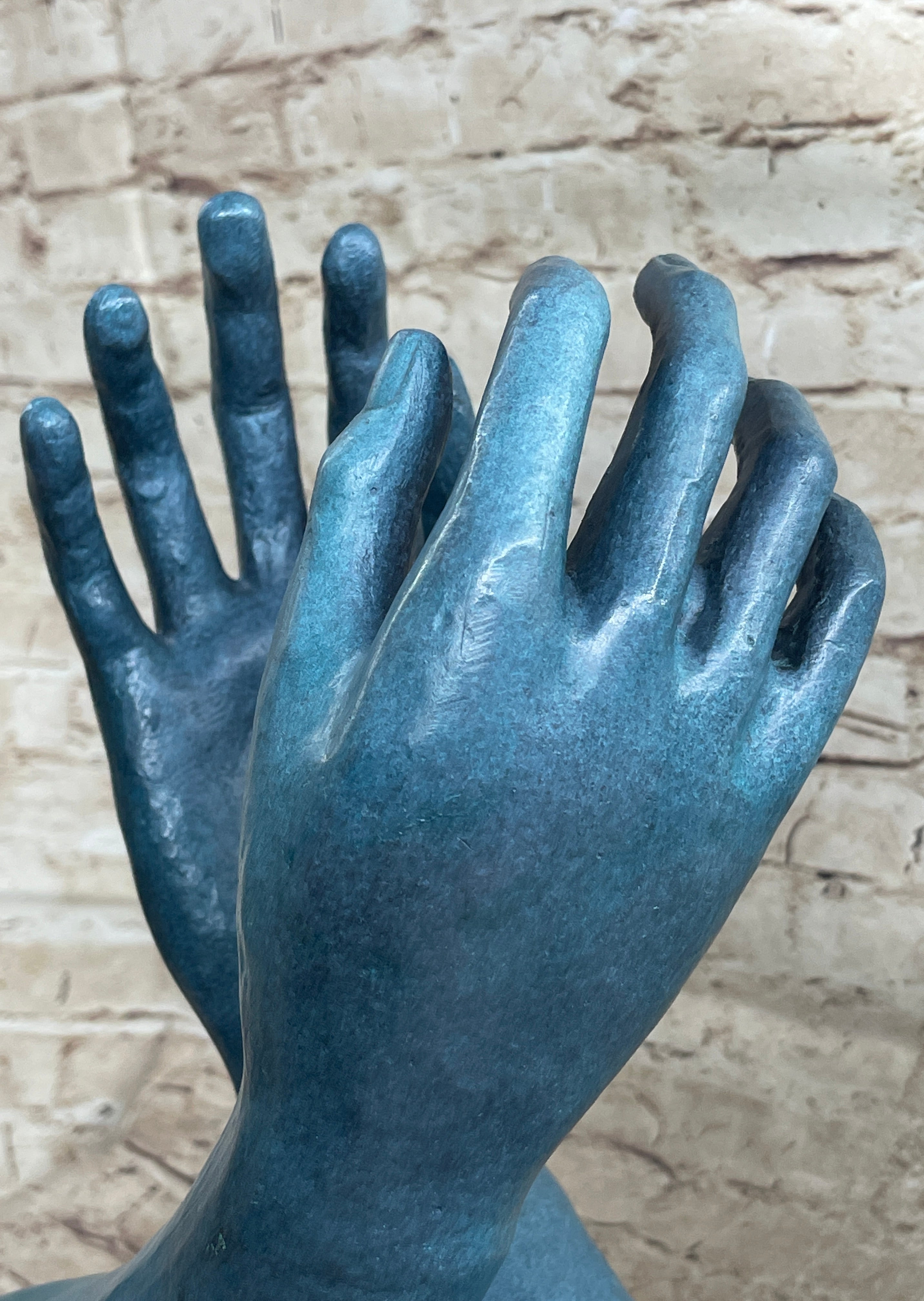 The Cathedral (1908) - Bronze Sculpture by Auguste Rodin - Hands - signed Statue