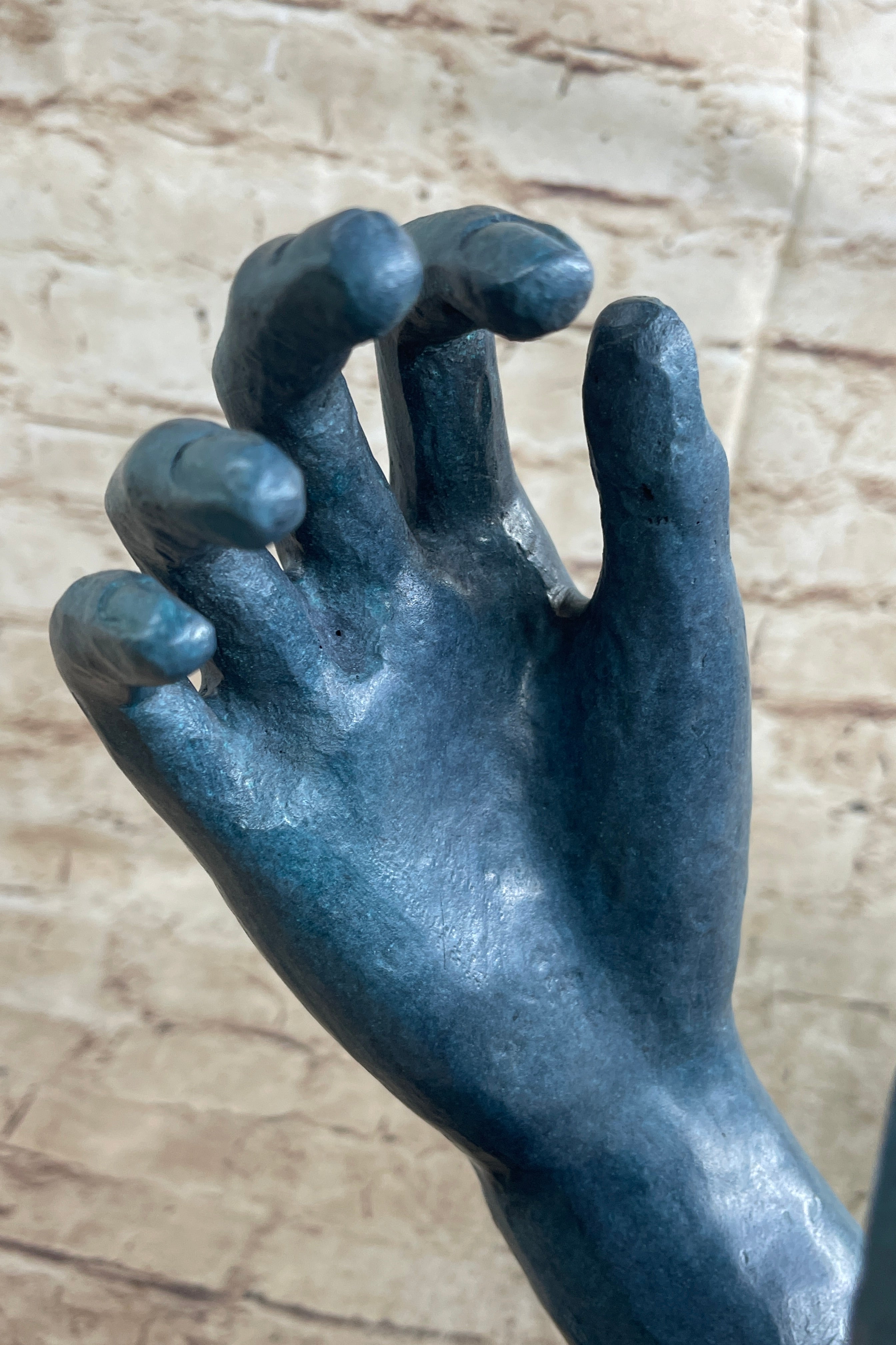 The Cathedral (1908) - Bronze Sculpture by Auguste Rodin - Hands - signed Statue