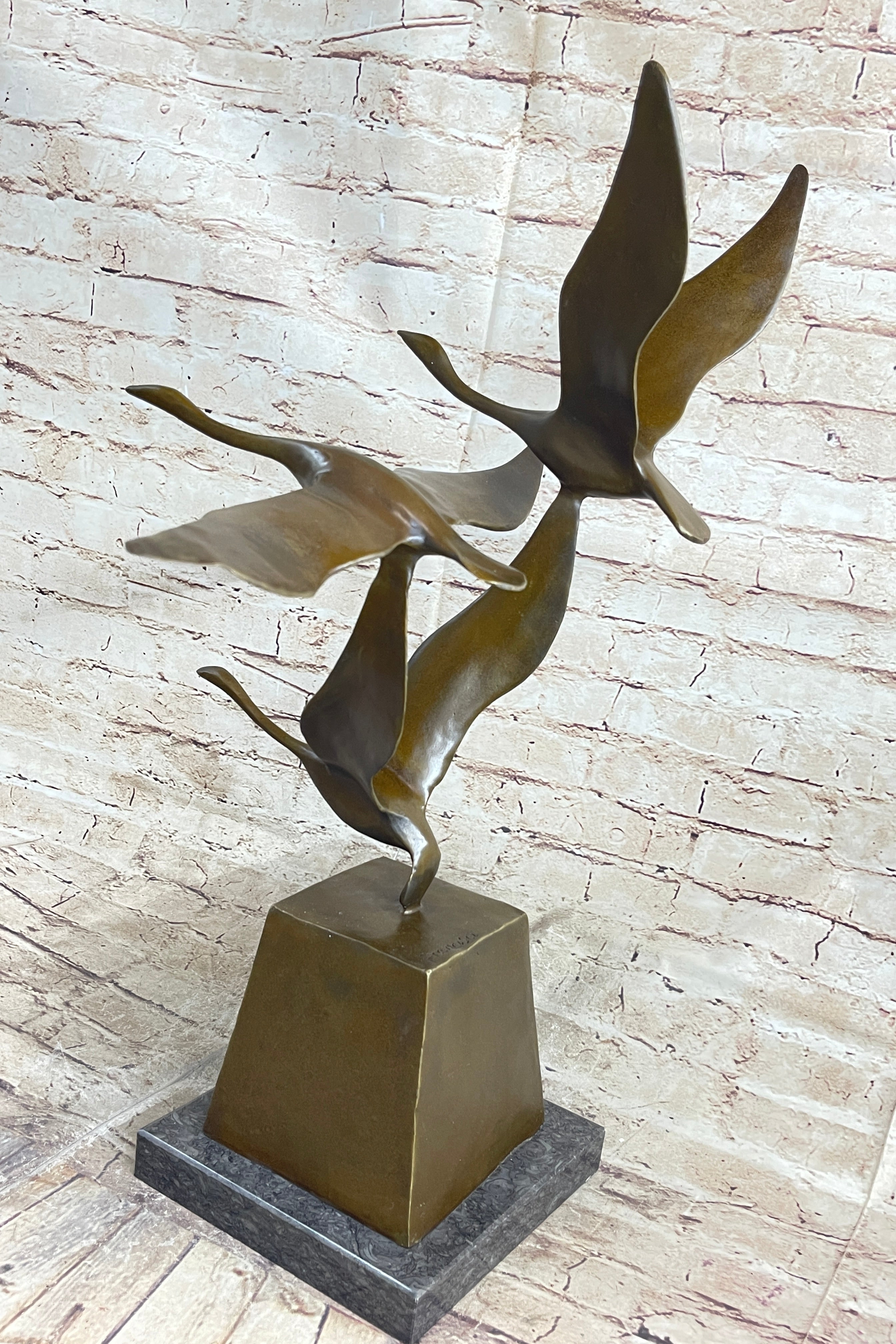 Flying Birds by Anthony de Francisci American Art Museum Bronze Sculpture