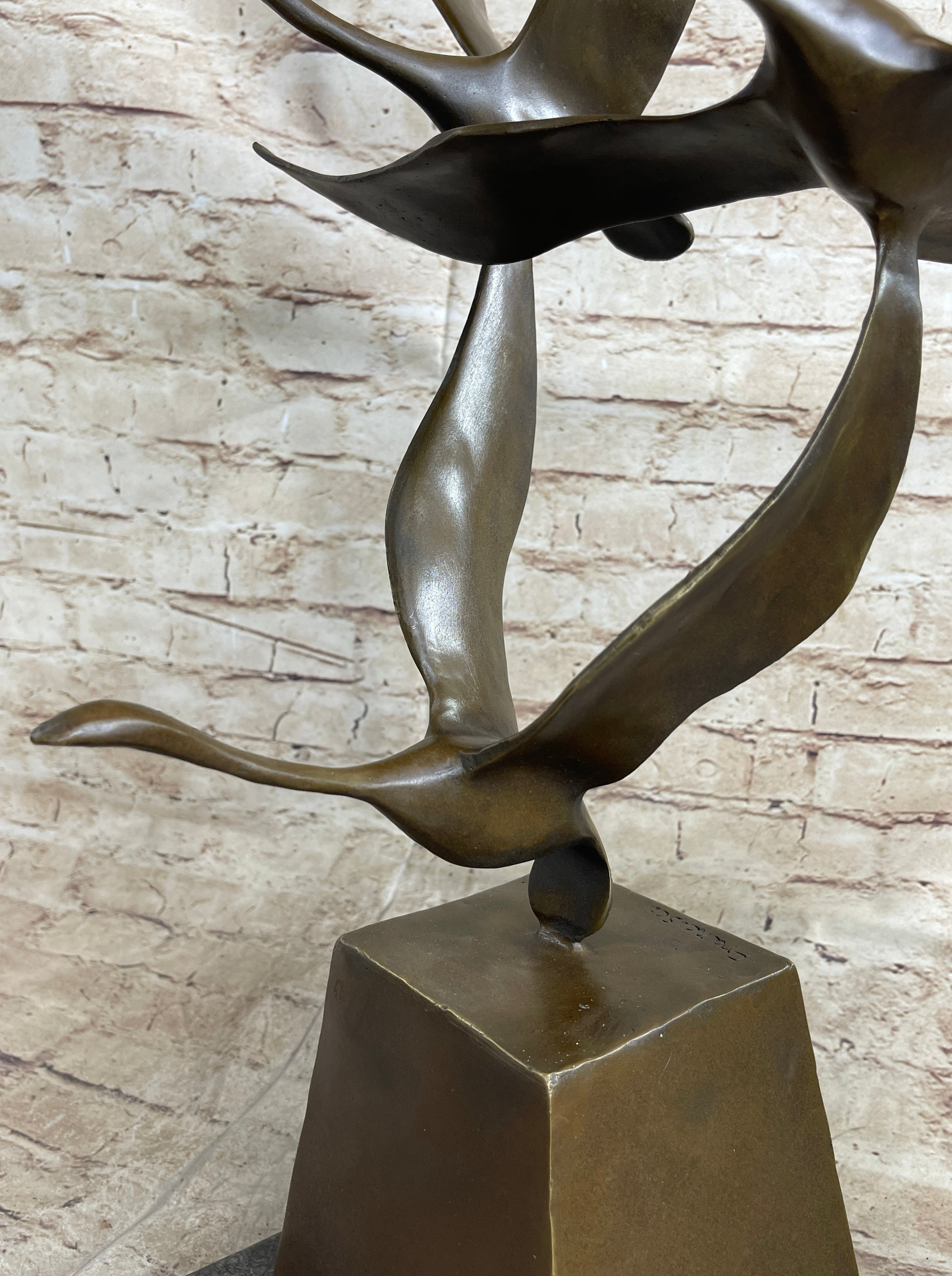 Flying Birds by Anthony de Francisci American Art Museum Bronze Sculpture