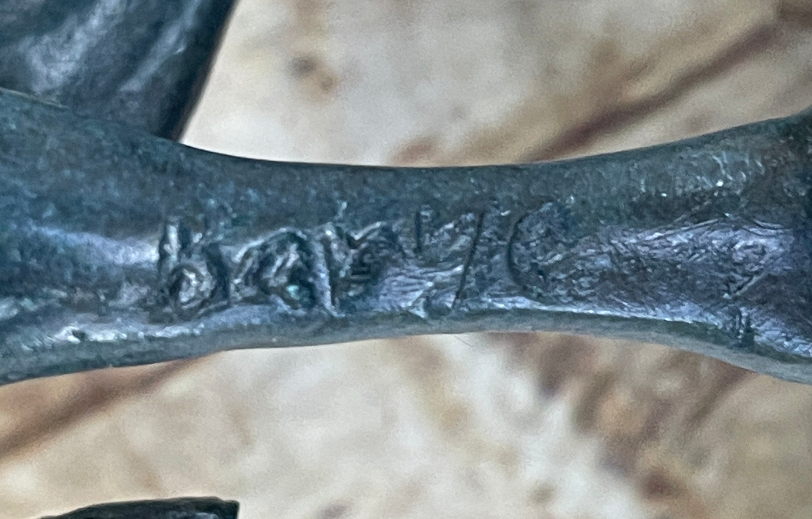 Hot Cast Bronze Chinese Tang Horse Green Blue Patina Sculpture Statue Figure