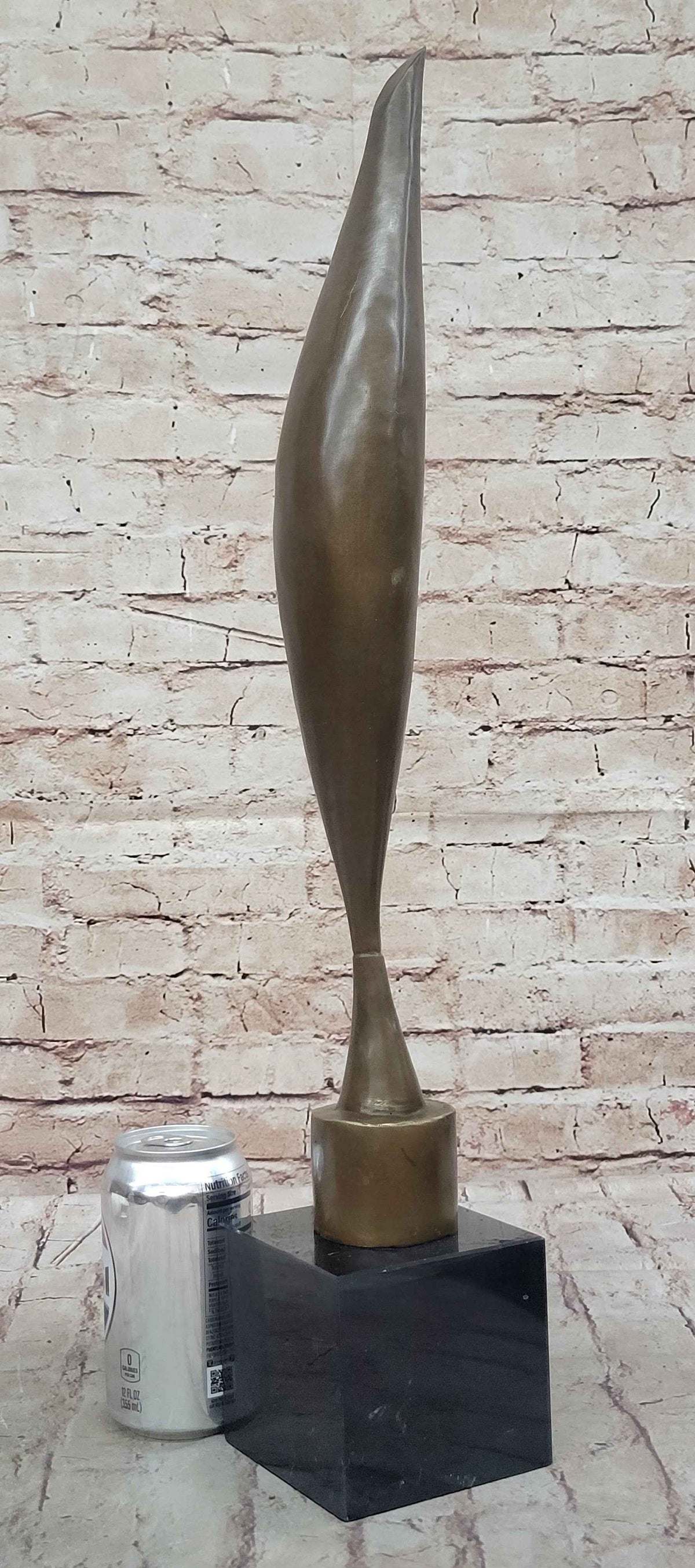 Bird in Space (1923) - Abstract Bronze Sculpture Statue by Constantin Brancusi
