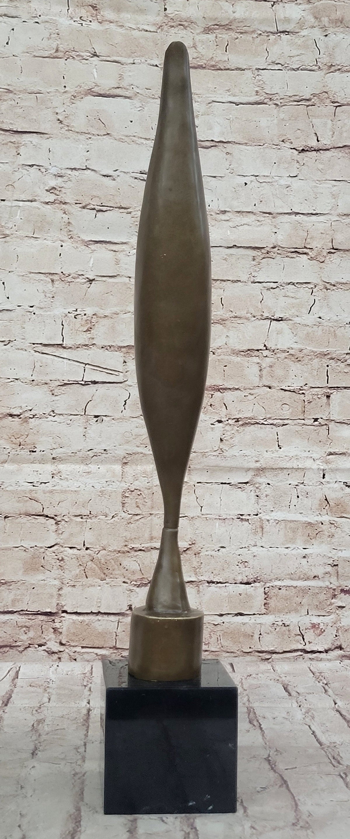 Bird in Space (1923) - Abstract Bronze Sculpture Statue by Constantin Brancusi