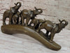 Tibet Royal family Pure Bronze Hot Cast Fine Lotus Lucky Elephant Statue Fortune