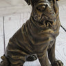 Shar Pei Wrinkly Puppy Dog Bronze Metal Figure Figurine Sculpture Signed Art 6.5" x 6"