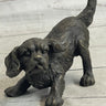 Cavalier King Charles Spaniel Puppy Dog Bronze Metal Sculpture Statue Figurine