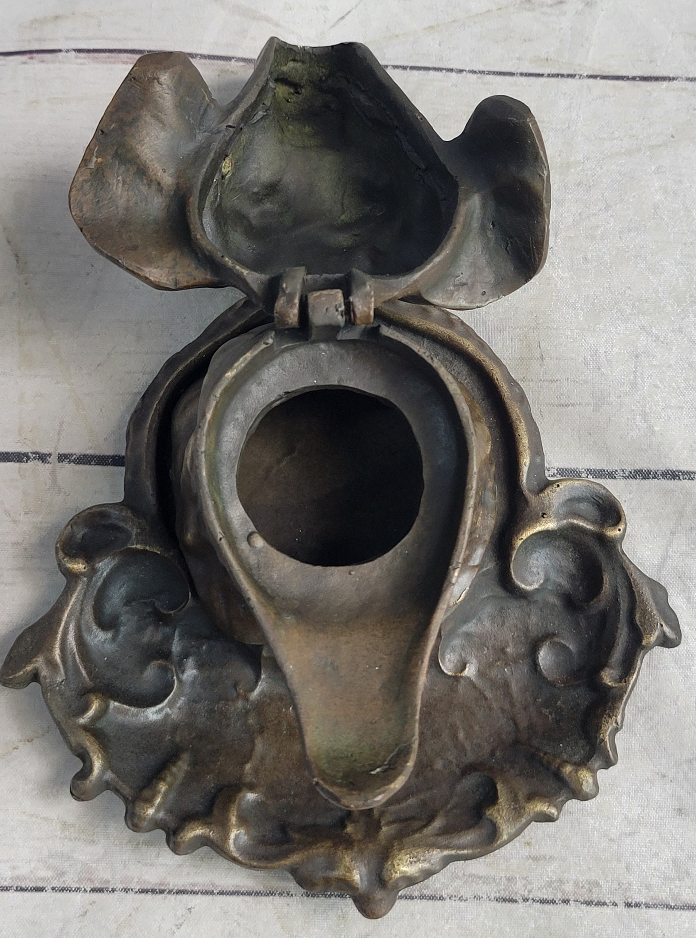 Labrador Retriever Dog Puppy Incense Burner Bronze Metal Sculpture Original Art