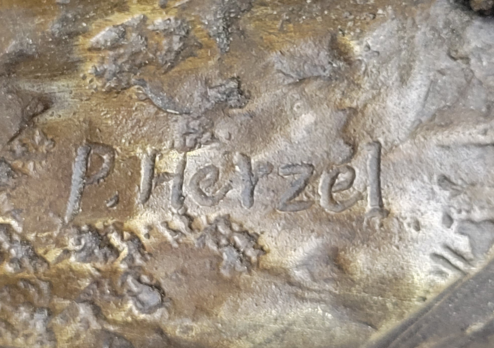 Lion Tiger & Cub Bronze Statue Sculpture Wildlife Figure Decor Handmade Art