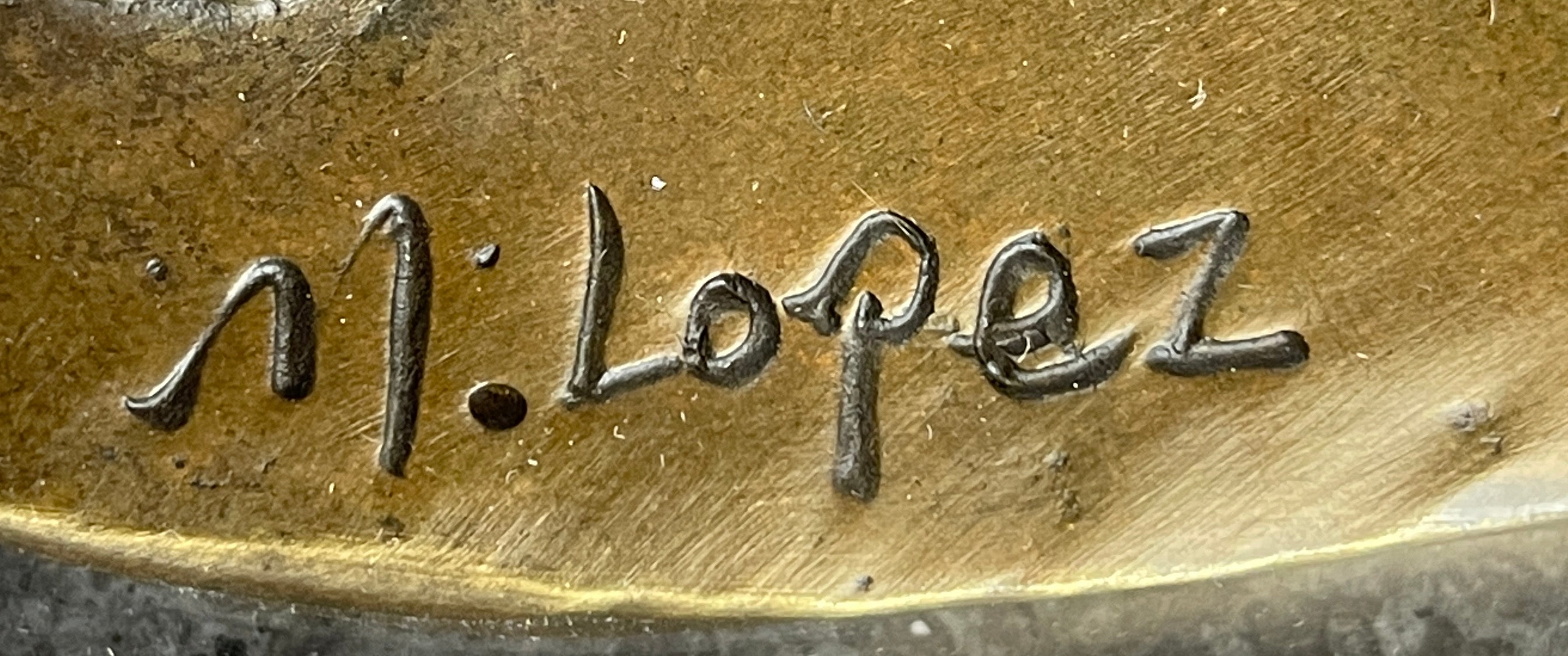 Arabian Horse Mare Bronze Metal Sculpture Statue Figure on Marble Base Signed Original 12" X 12.5"