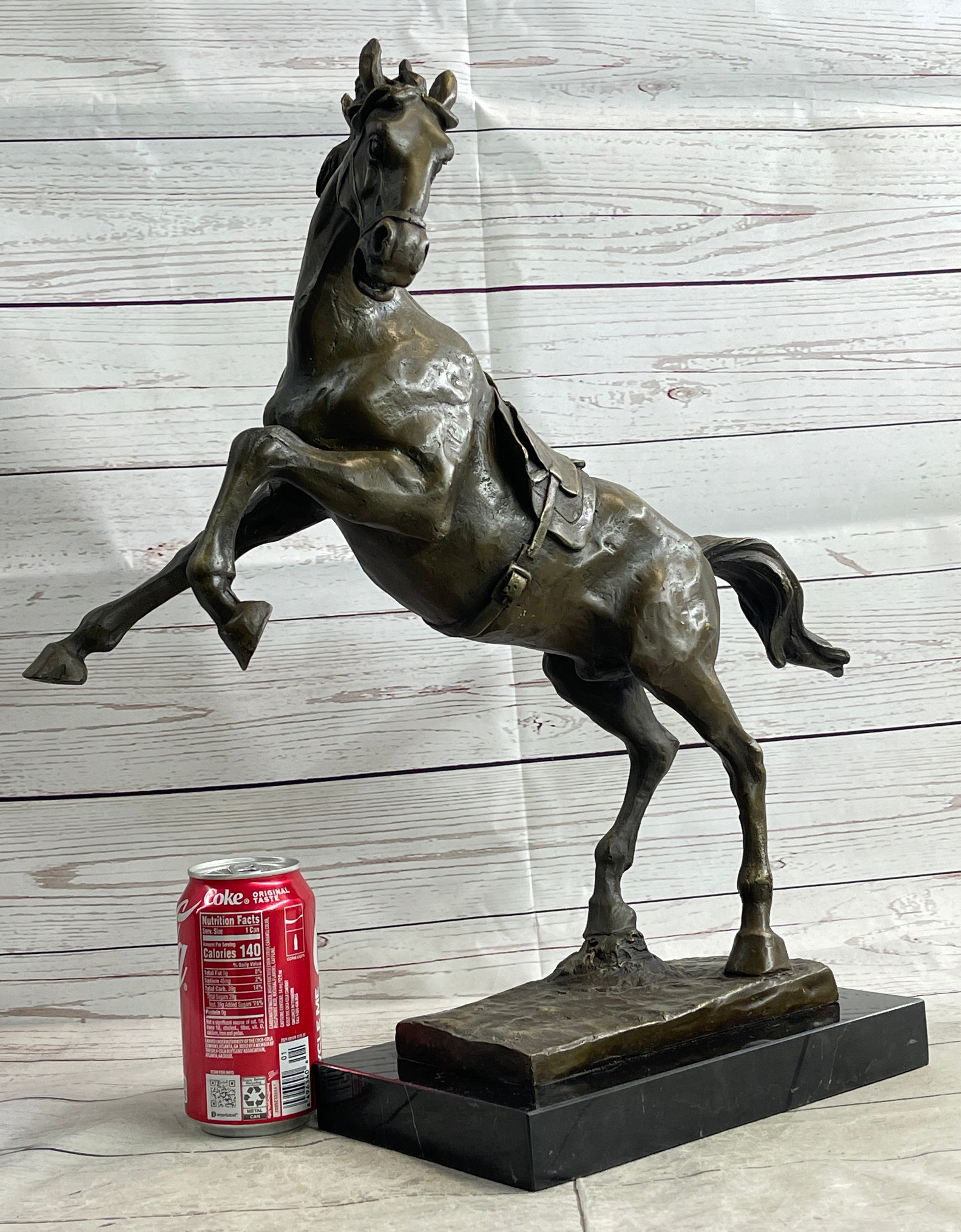 Sergeant Reckless USMC Marine Corps War Horse Mare Bronze Metal Sculpture Statue