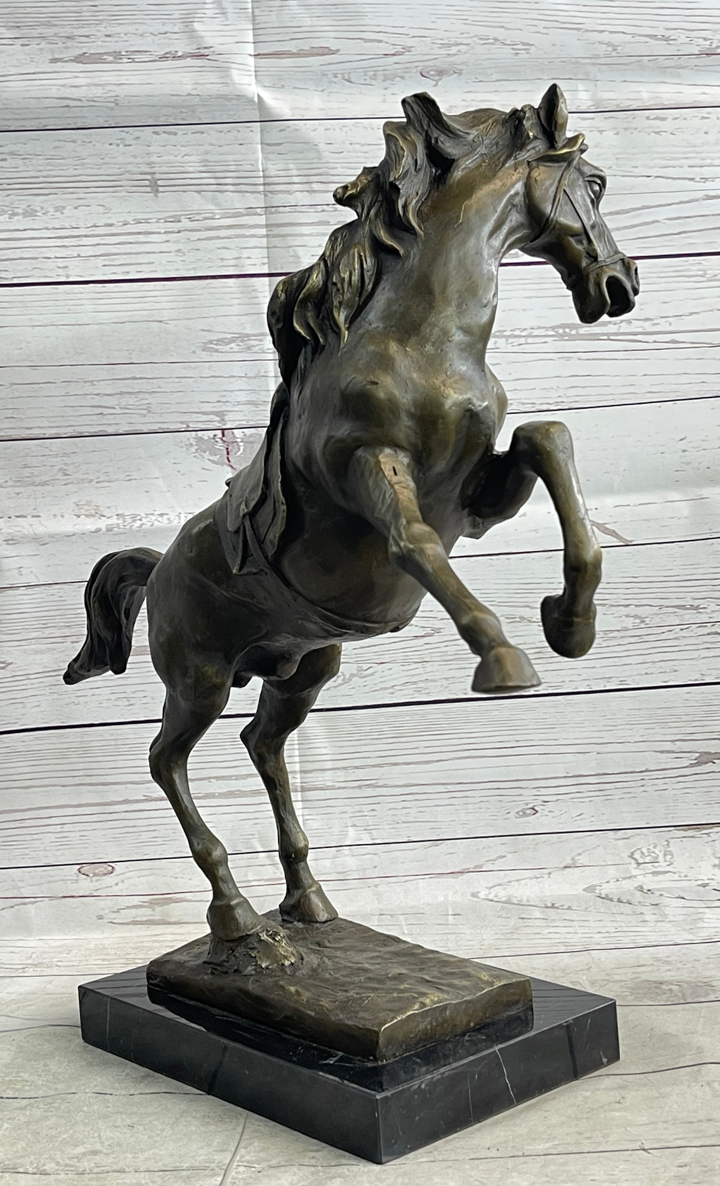 Sergeant Reckless USMC Marine Corps War Horse Mare Bronze Metal Sculpture Statue