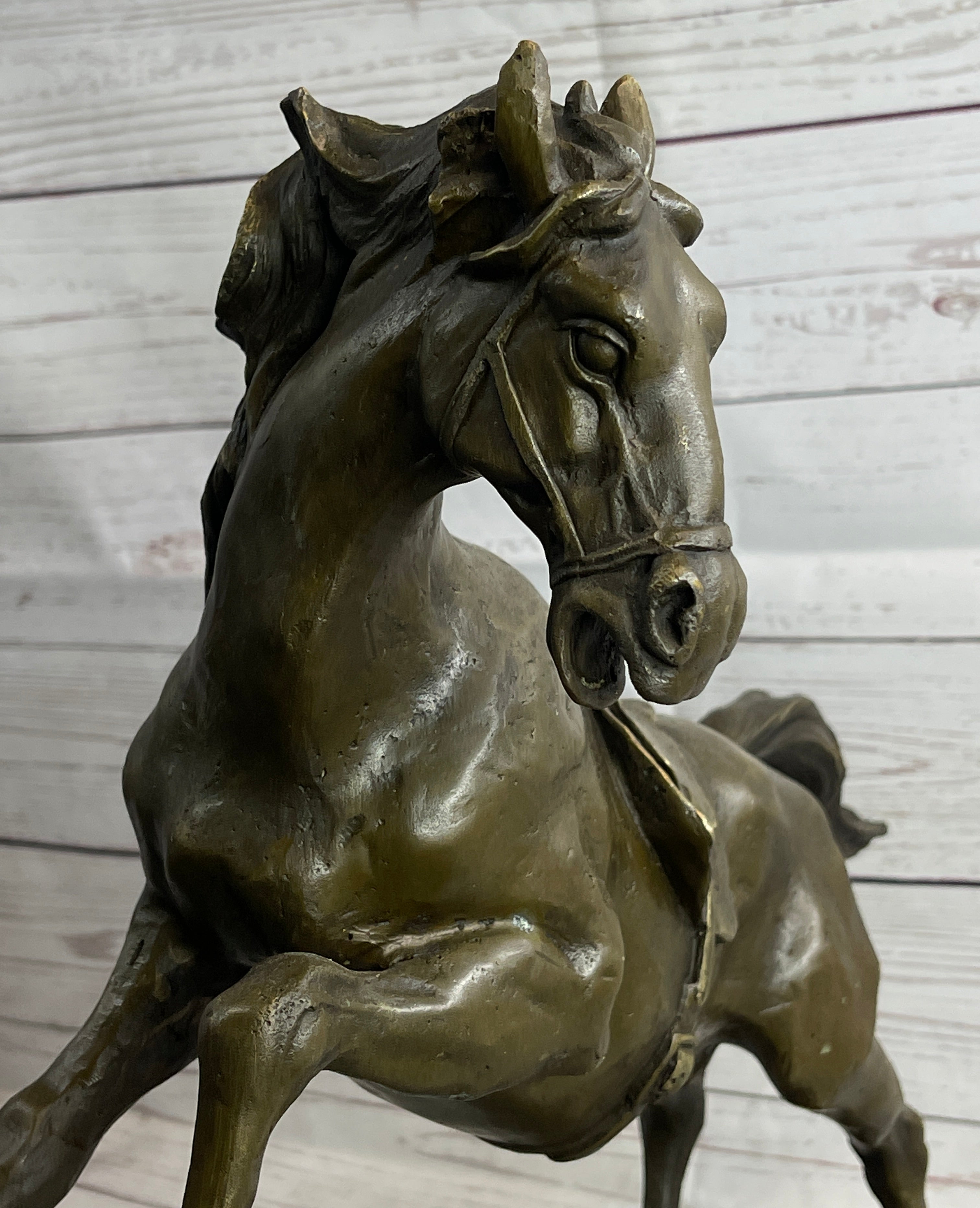 Sergeant Reckless USMC Marine Corps War Horse Mare Bronze Metal Sculpture Statue
