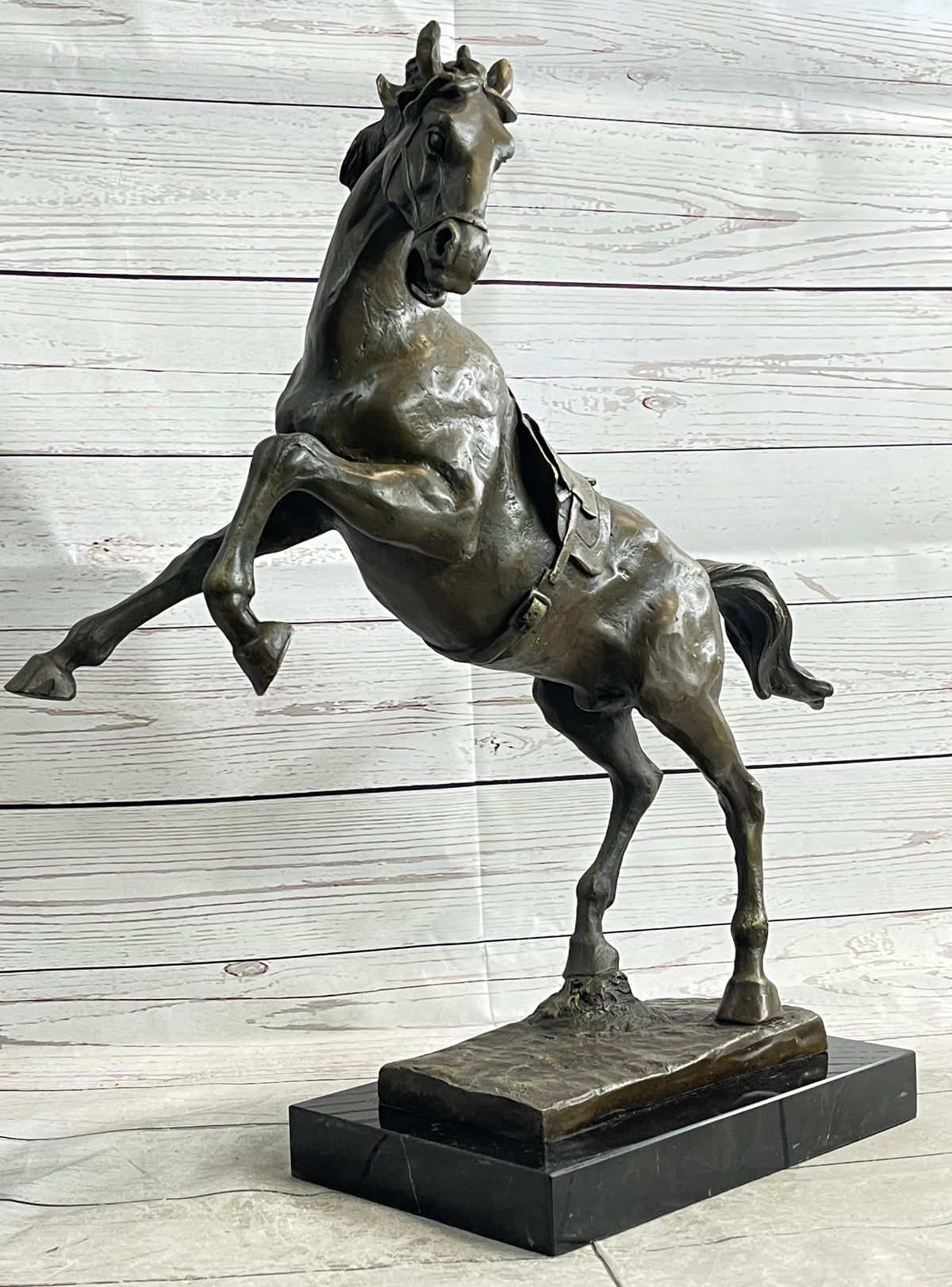Sergeant Reckless USMC Marine Corps War Horse Mare Bronze Metal Sculpture Statue
