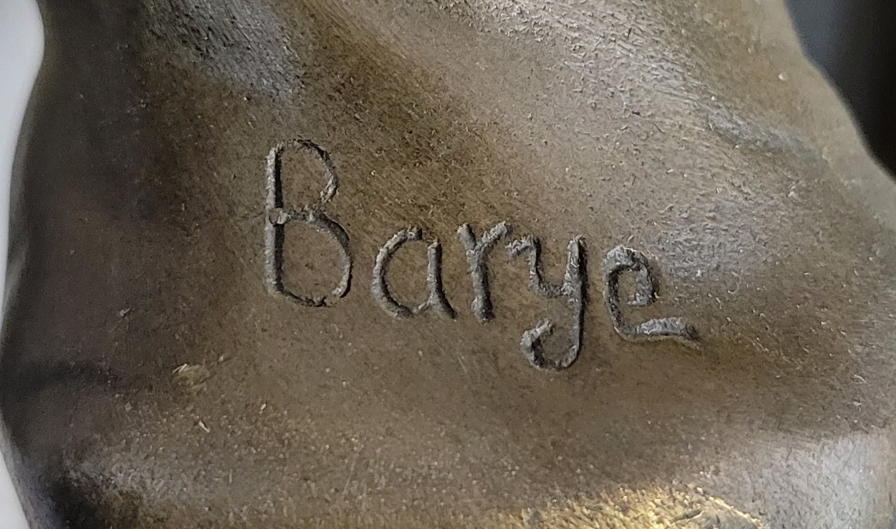 Smooth Elephant Bronze Metal Figure Sculpture Handmade Art Decor Collectible