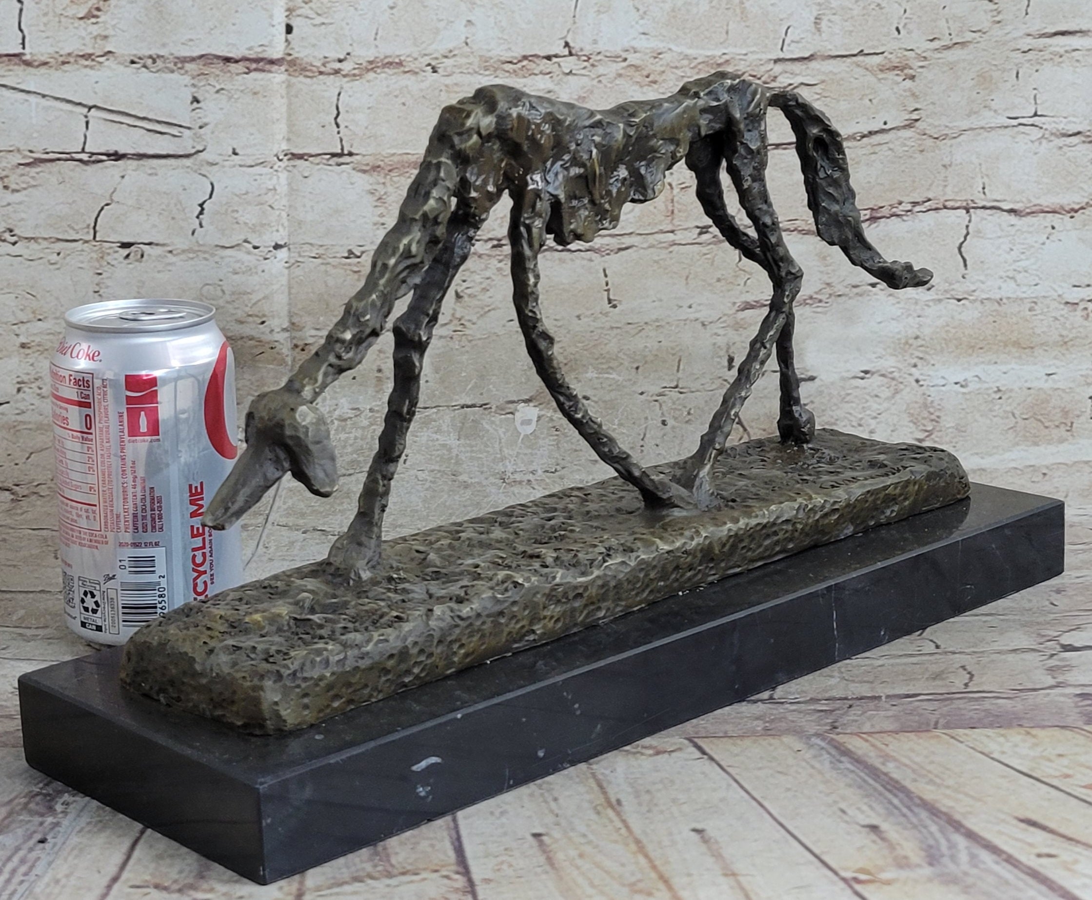 Modern Artwork - Dog (1951) - Signed - Animal Bronze Sculpture Statue Figure