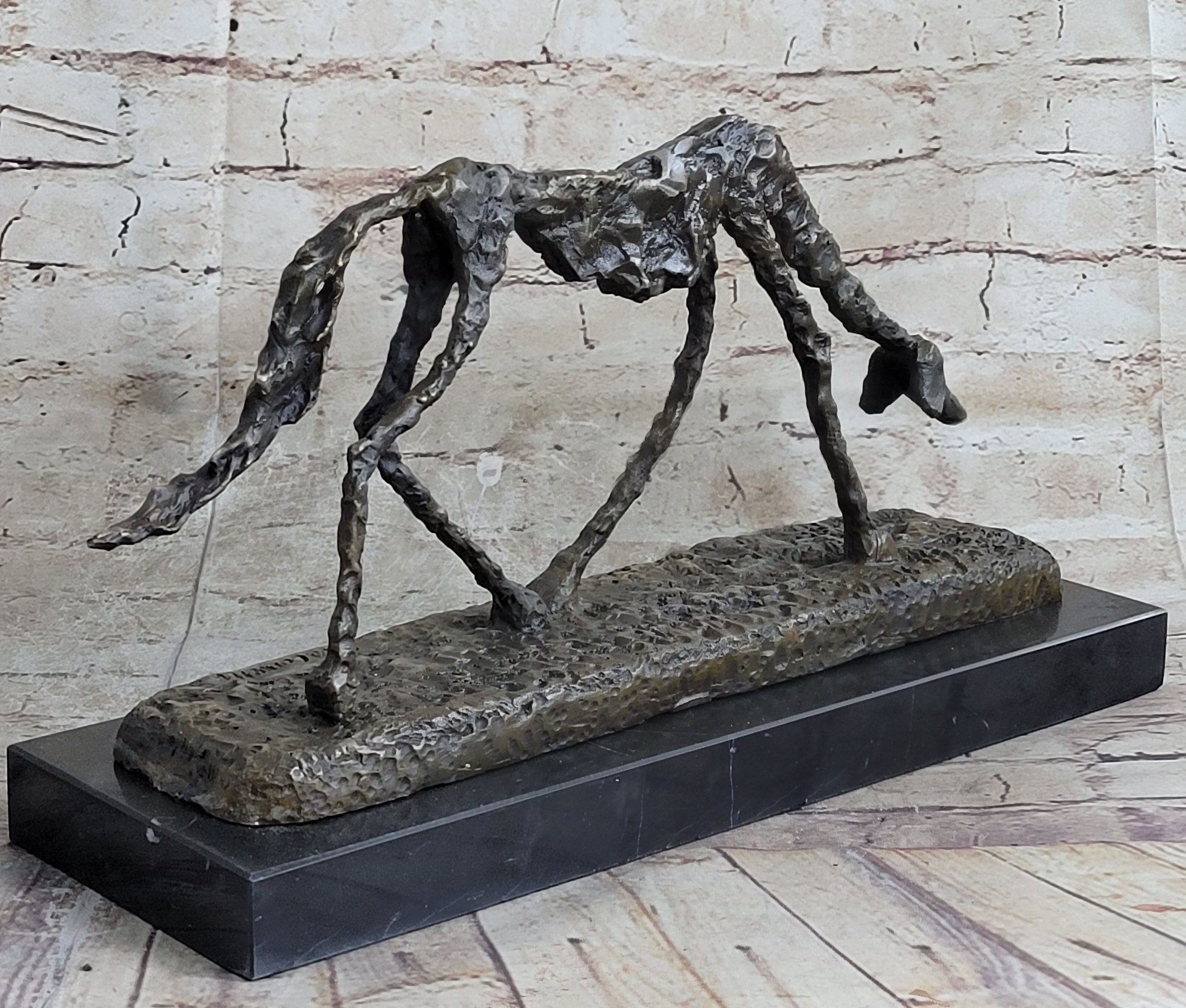 Modern Artwork - Dog (1951) - Signed - Animal Bronze Sculpture Statue Figure