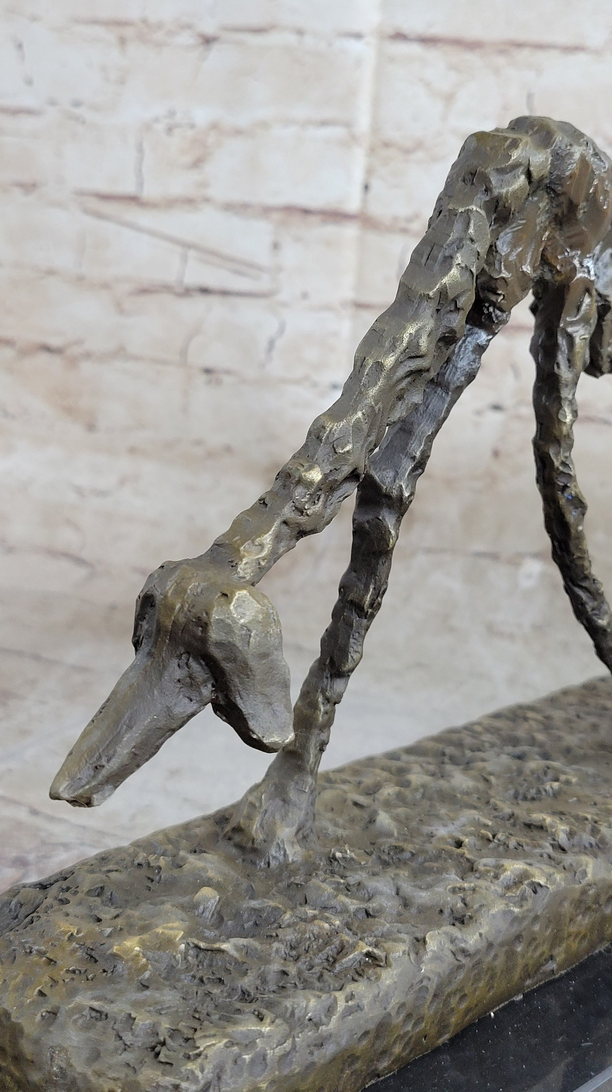 Modern Artwork - Dog (1951) - Signed - Animal Bronze Sculpture Statue Figure
