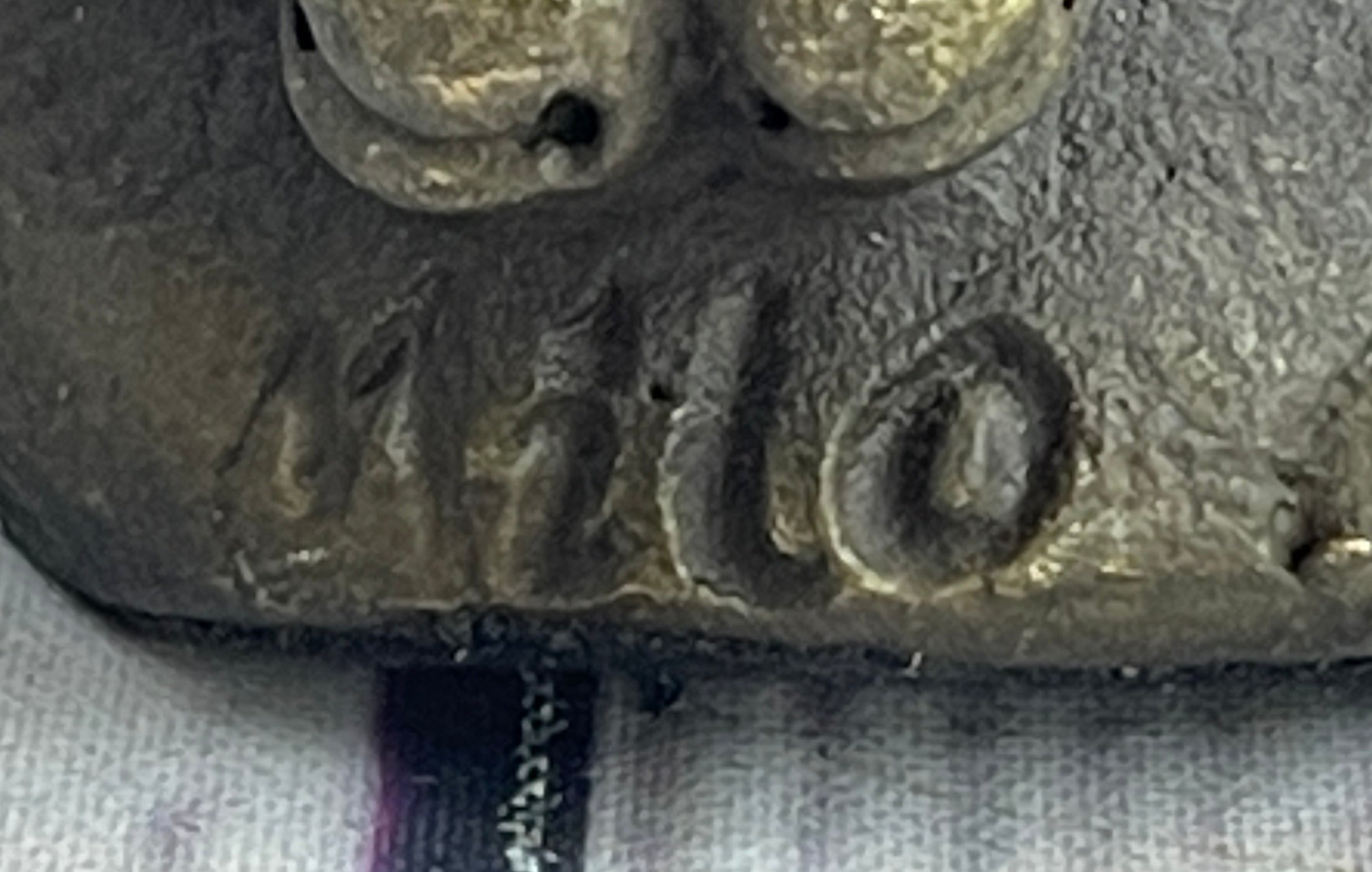 Indian Elephant Bronze Metal Figurine Sculpture Decor Signed Original 8.5" x 12"