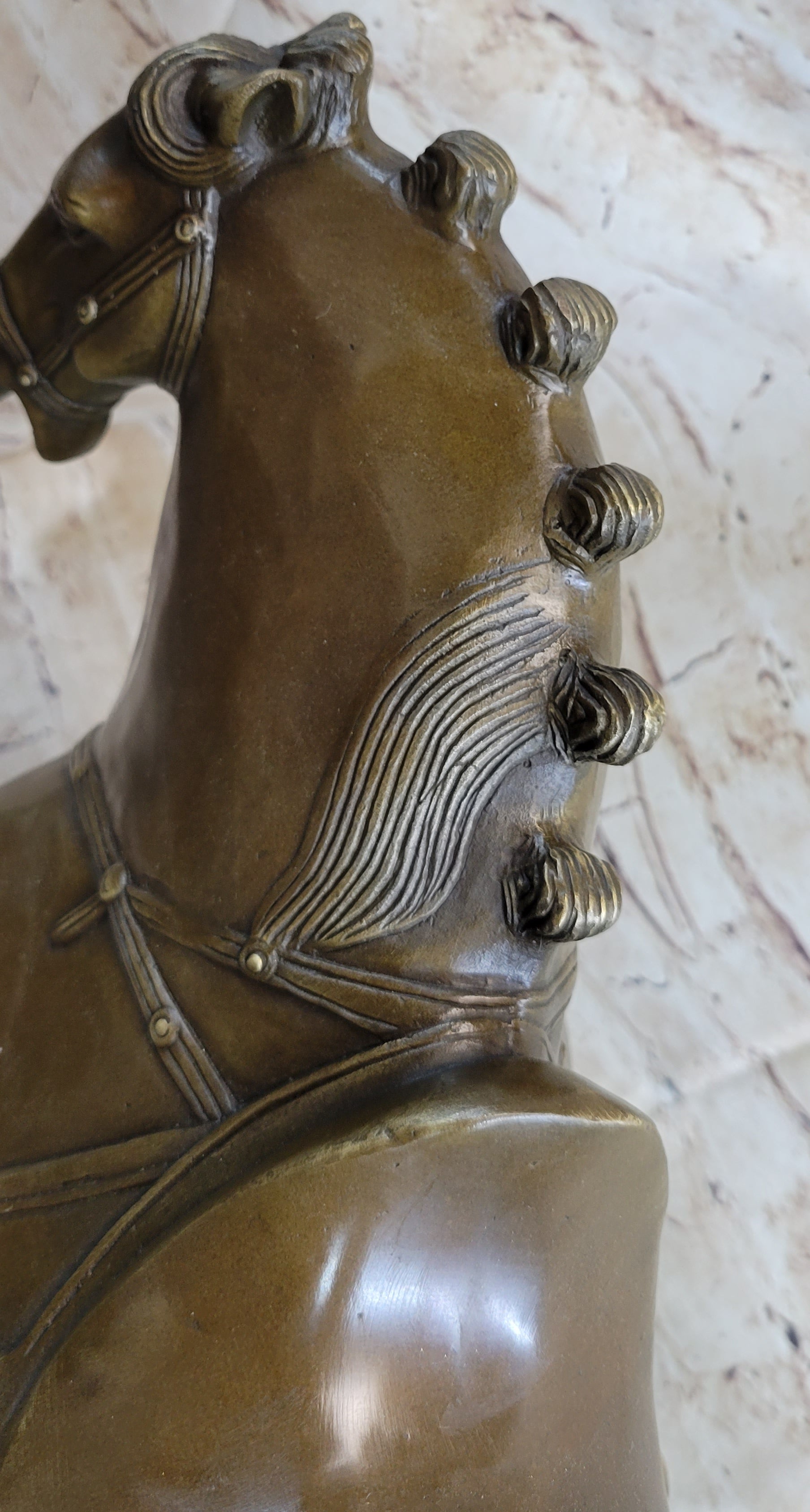Tang Horse by Zhang Art Deco Modern Bronze Sculpture Figurine Hot Cast Statue