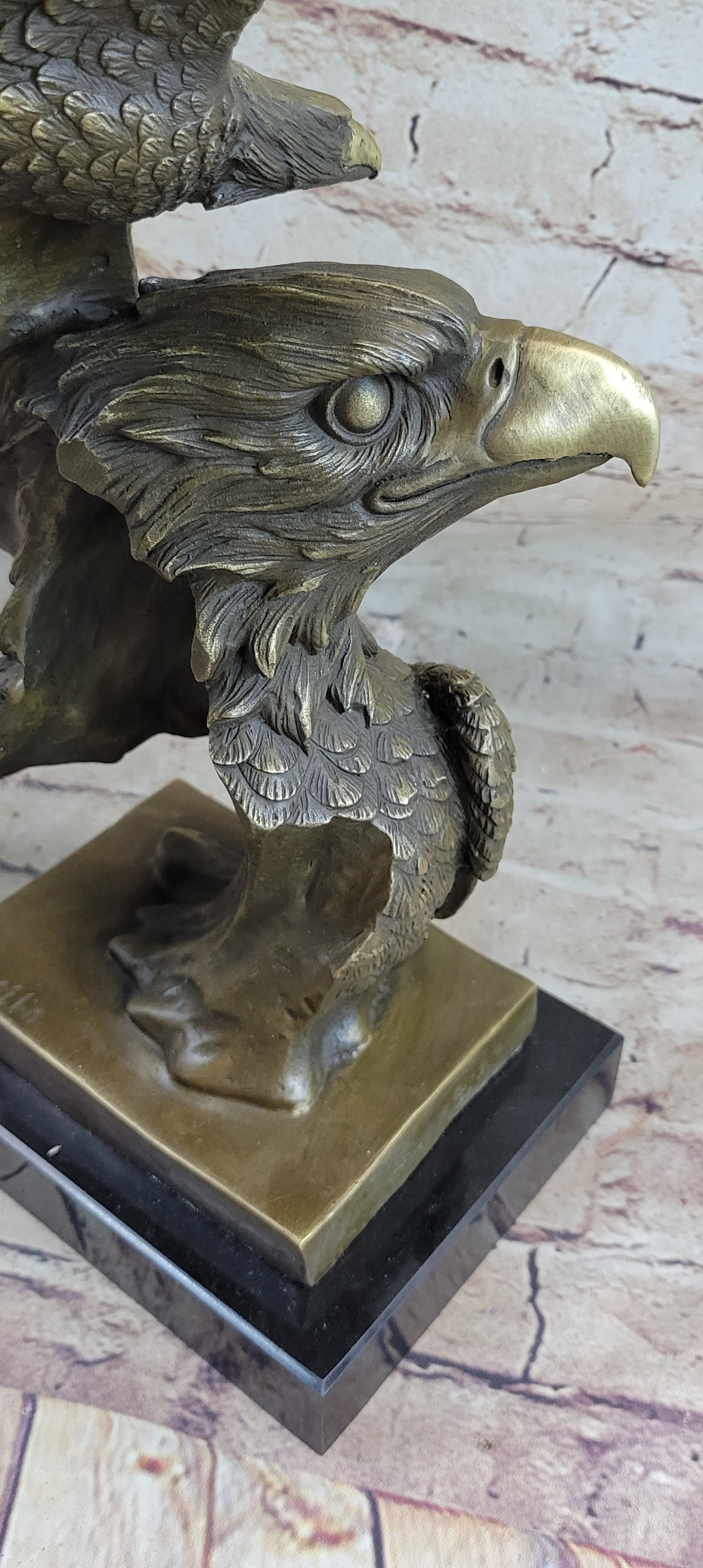Large American Bald Eagle Hot Cast Bronze Sculpture Figurine Figure Statue Deal