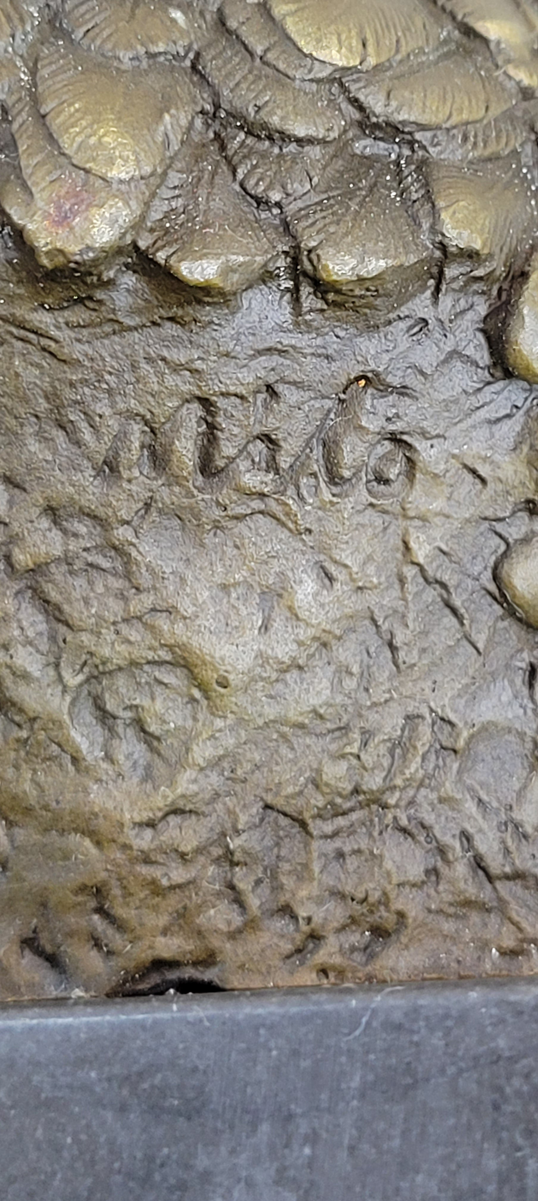 Bust American Bald Eagle Bronze Marble Sculpture Statue Figurine Art Deco Figure