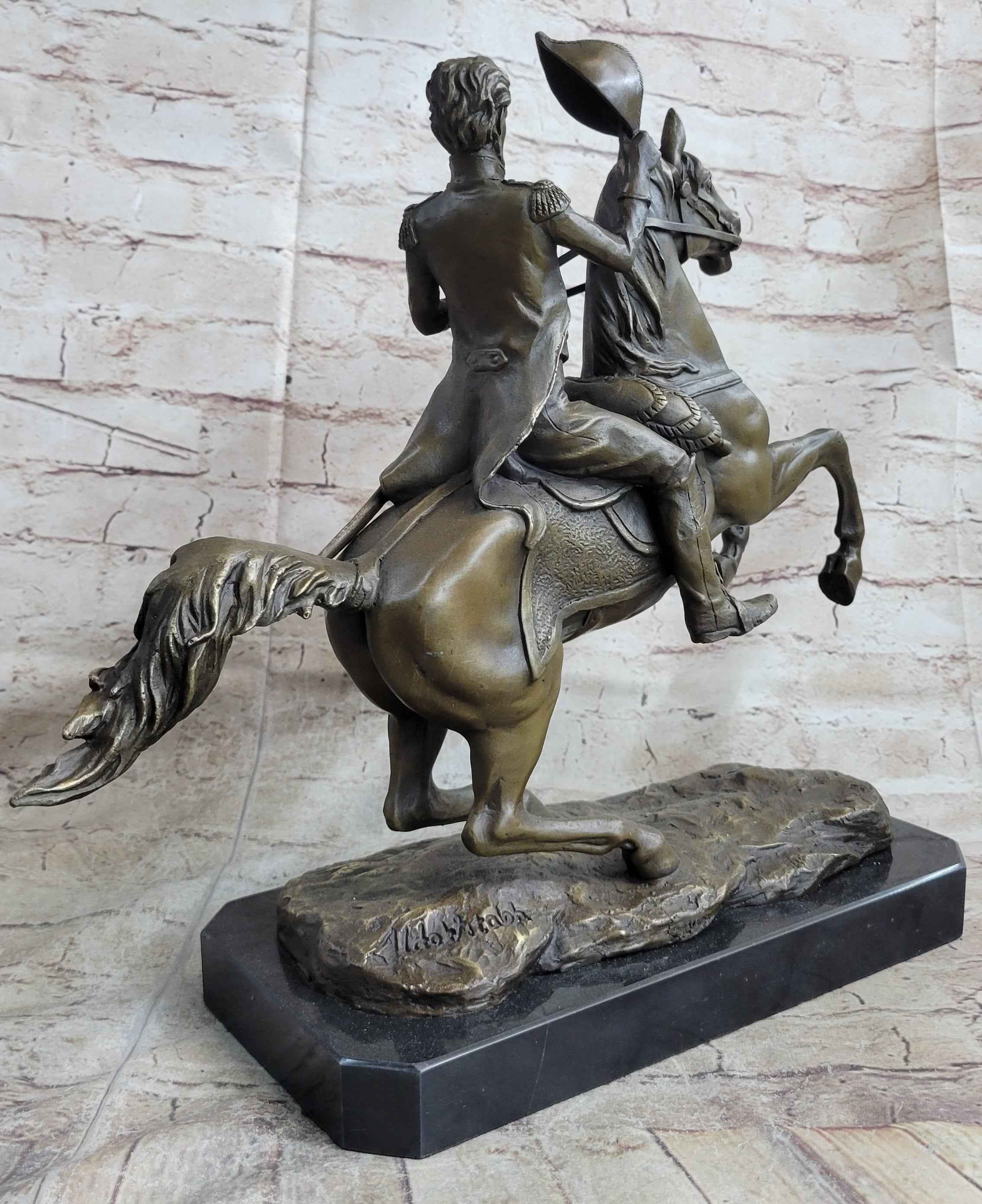 Andrew Jackson Lafayette Square Cavalry Horseback Bronze Statue Sculpture