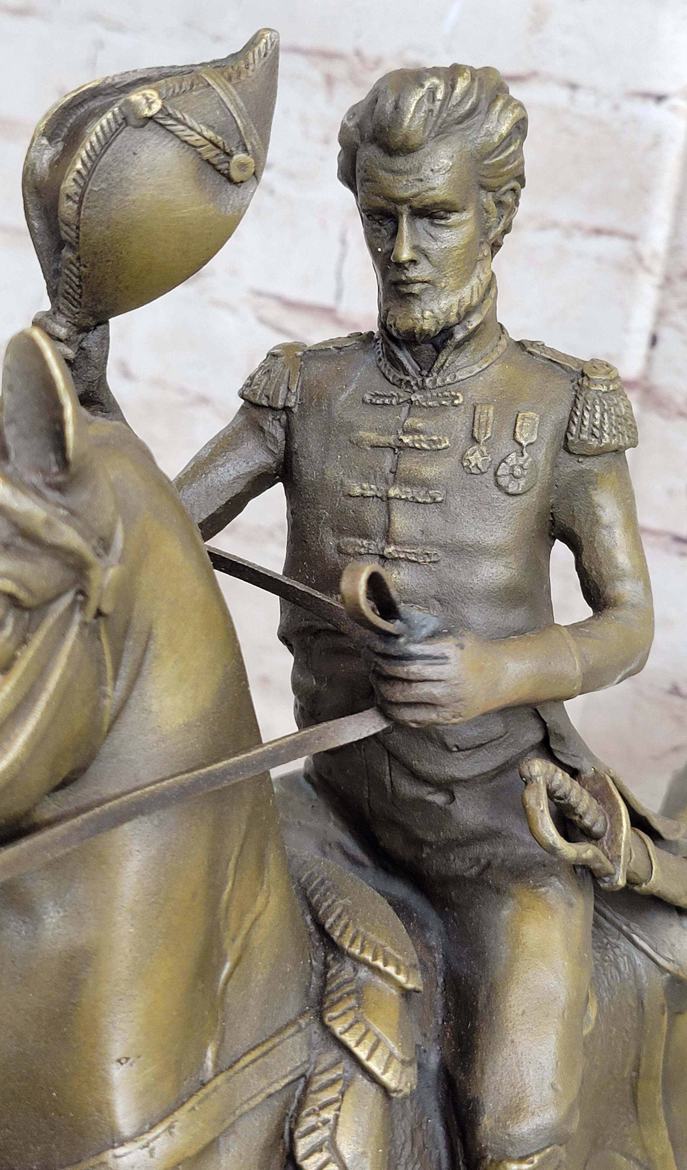 Andrew Jackson Lafayette Square Cavalry Horseback Bronze Statue Sculpture