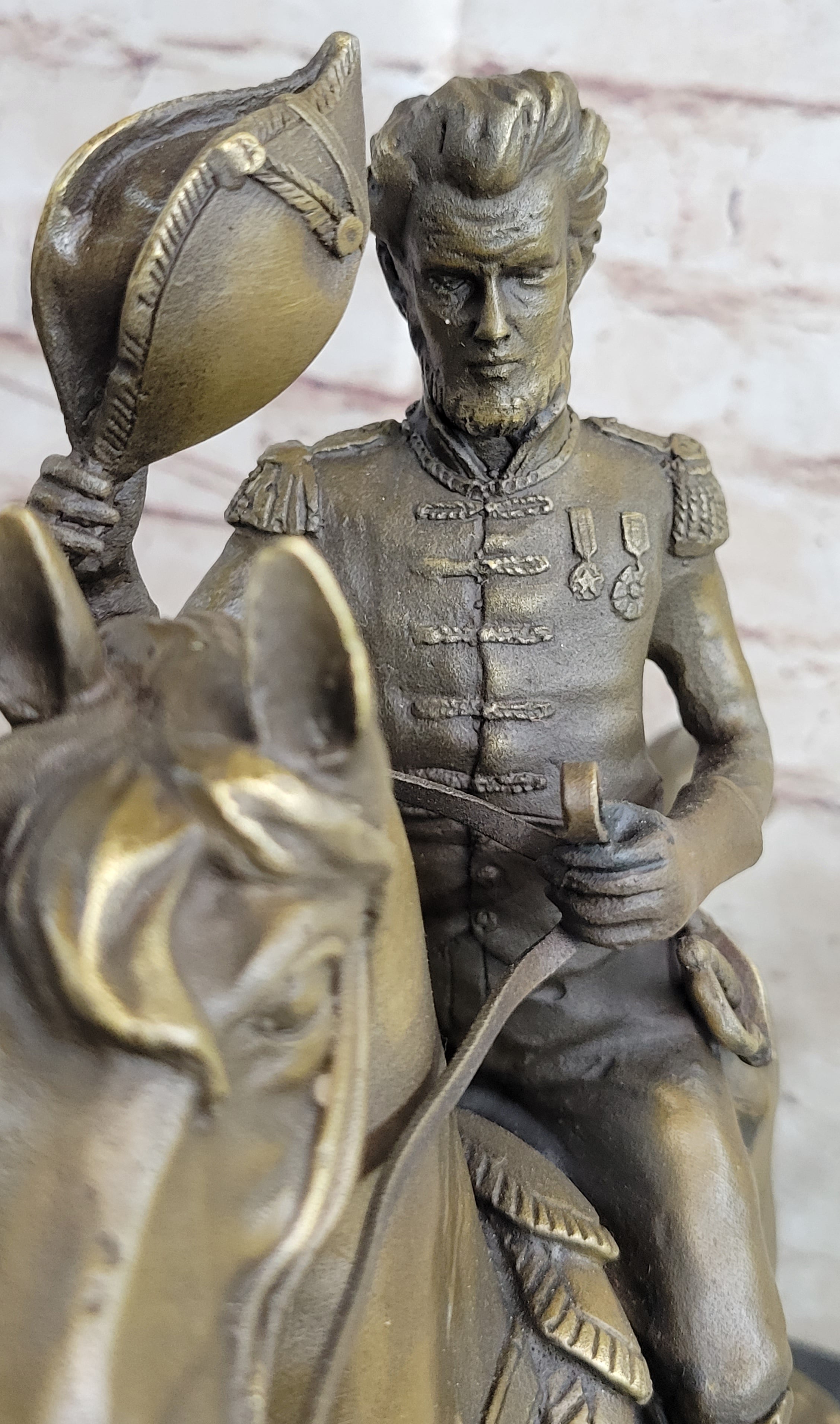 Andrew Jackson Lafayette Square Cavalry Horseback Bronze Statue Sculpture