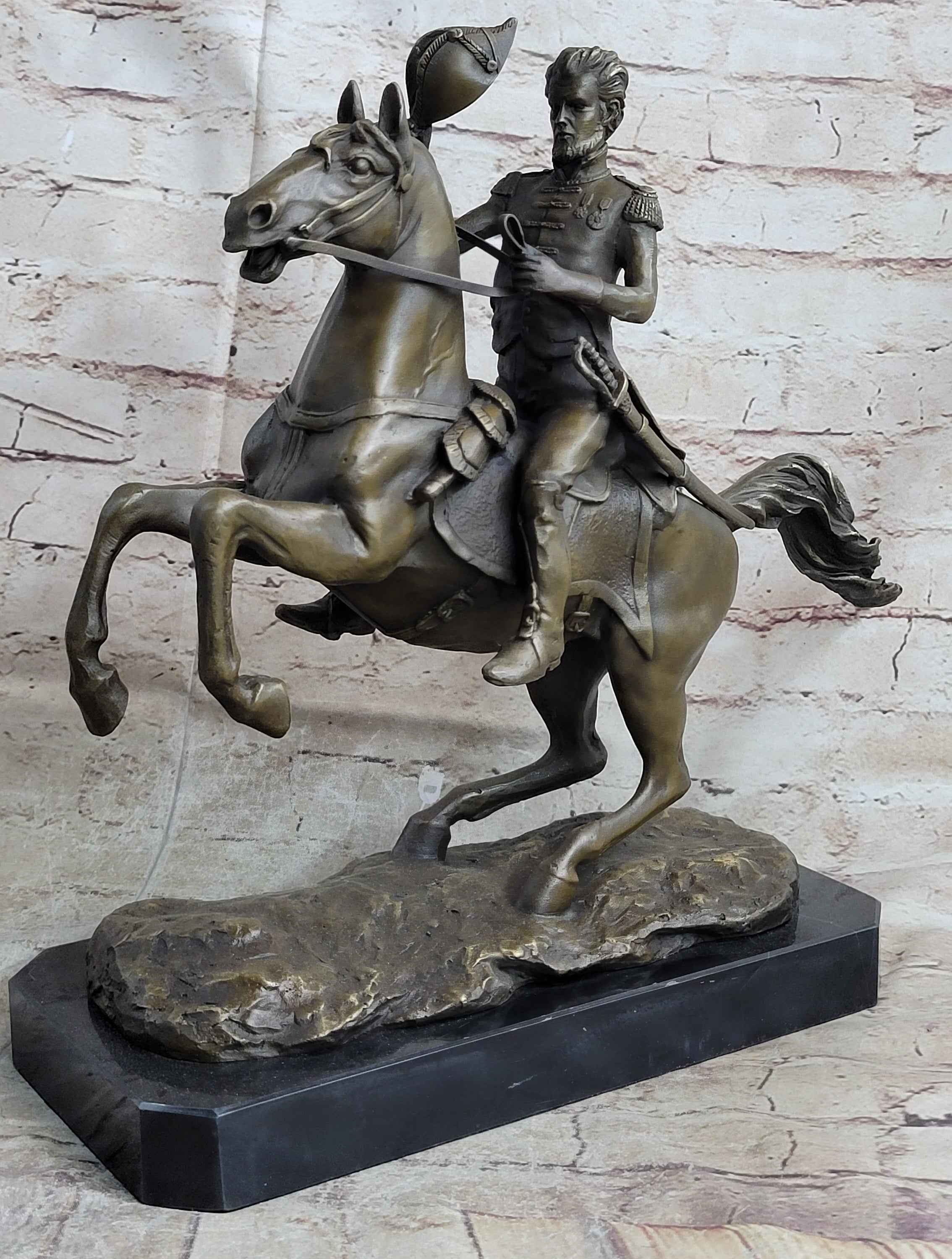 Andrew Jackson Lafayette Square Cavalry Horseback Bronze Statue Sculpture