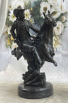Abstract Modern Art Original Kamiko Outlaw Cowboy Horse Gun Bronze Sculpture Art