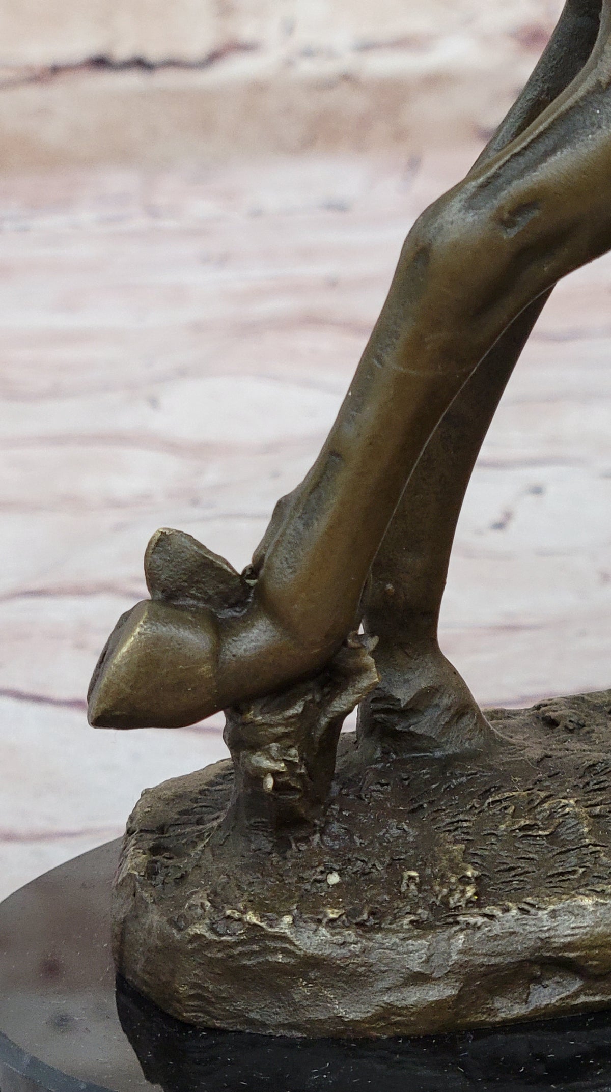 Female Equestrian Jockey Horseback Riding Bronze Statue Sculpture Figure 9" x 9"