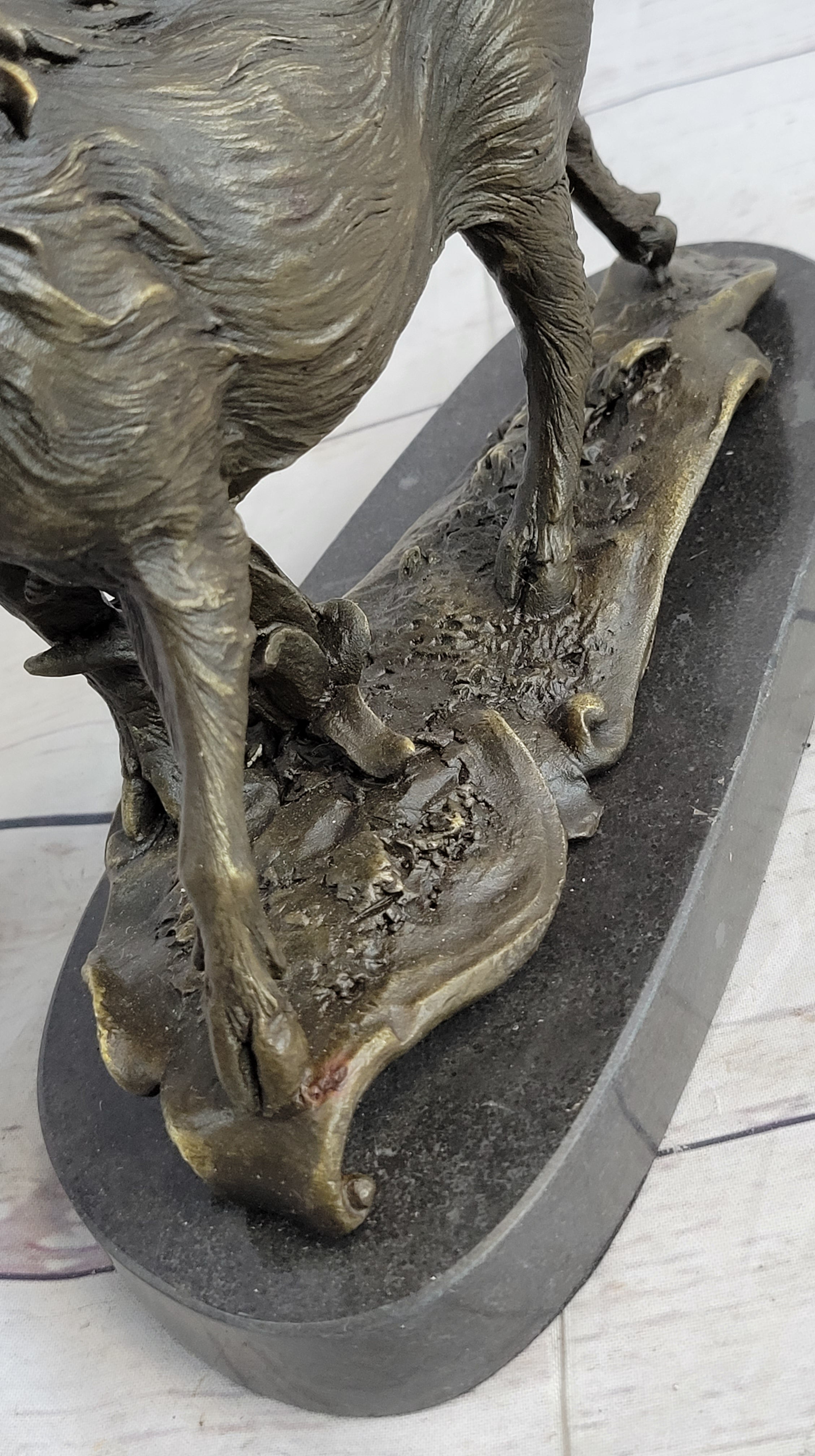 Boar Wild Pig Bronze Statue Sculpture by Barye Figure Farm Animal Lost Wax Decor