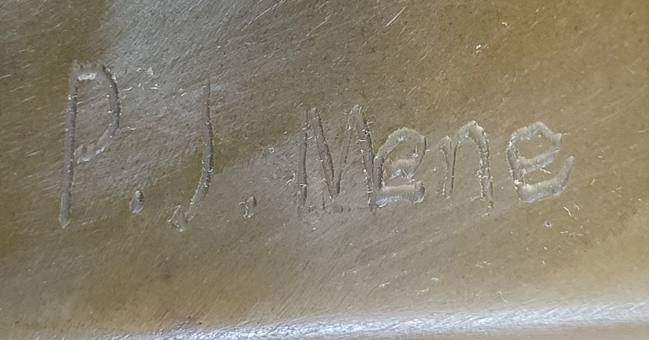 Horse W/ Foal Bronze Marble Figurine Statue By Mene Hot Cast Sculpture Figure