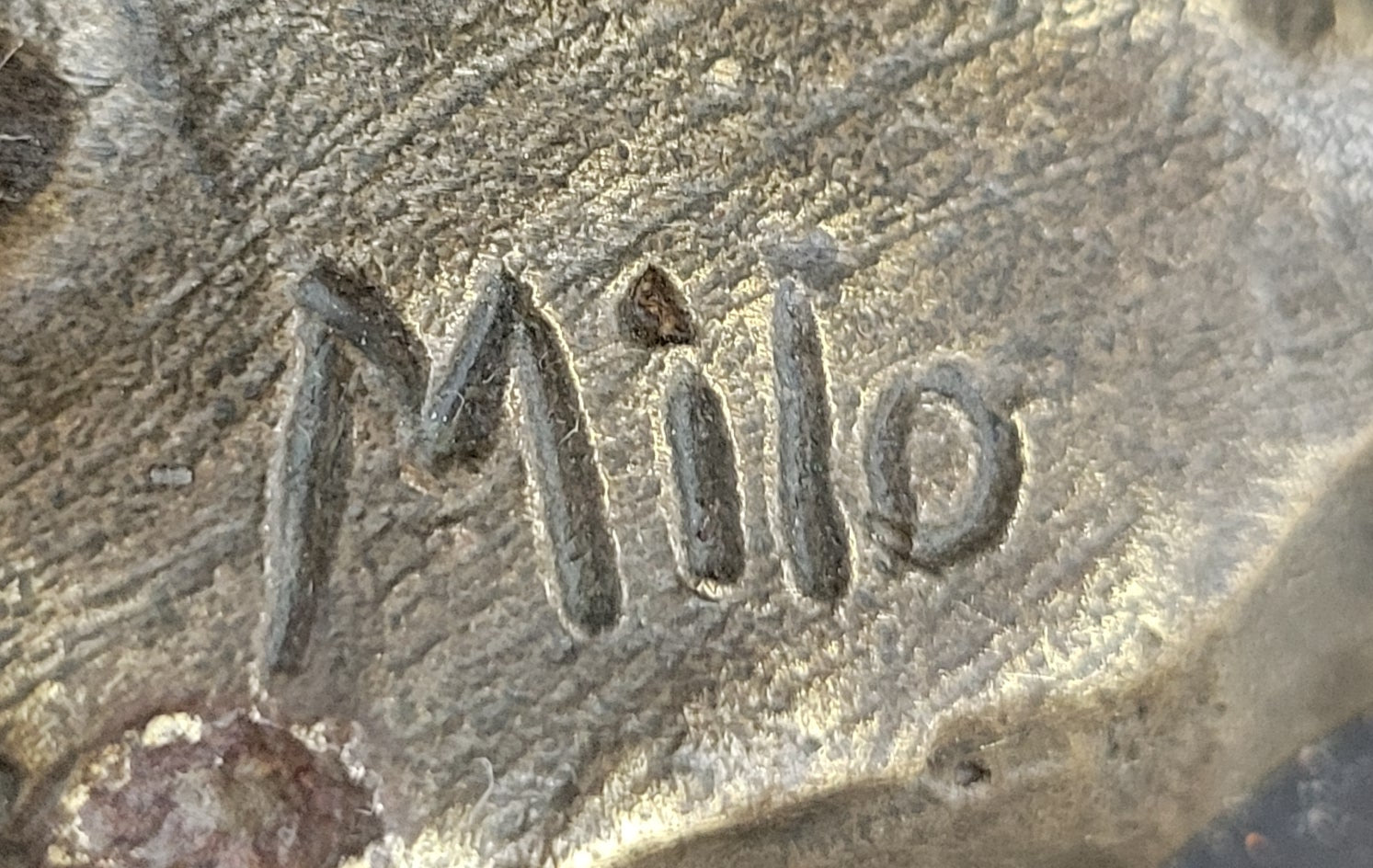 Elegant Bronze Horse Sculpture on Black Marble Base after PJ Mene