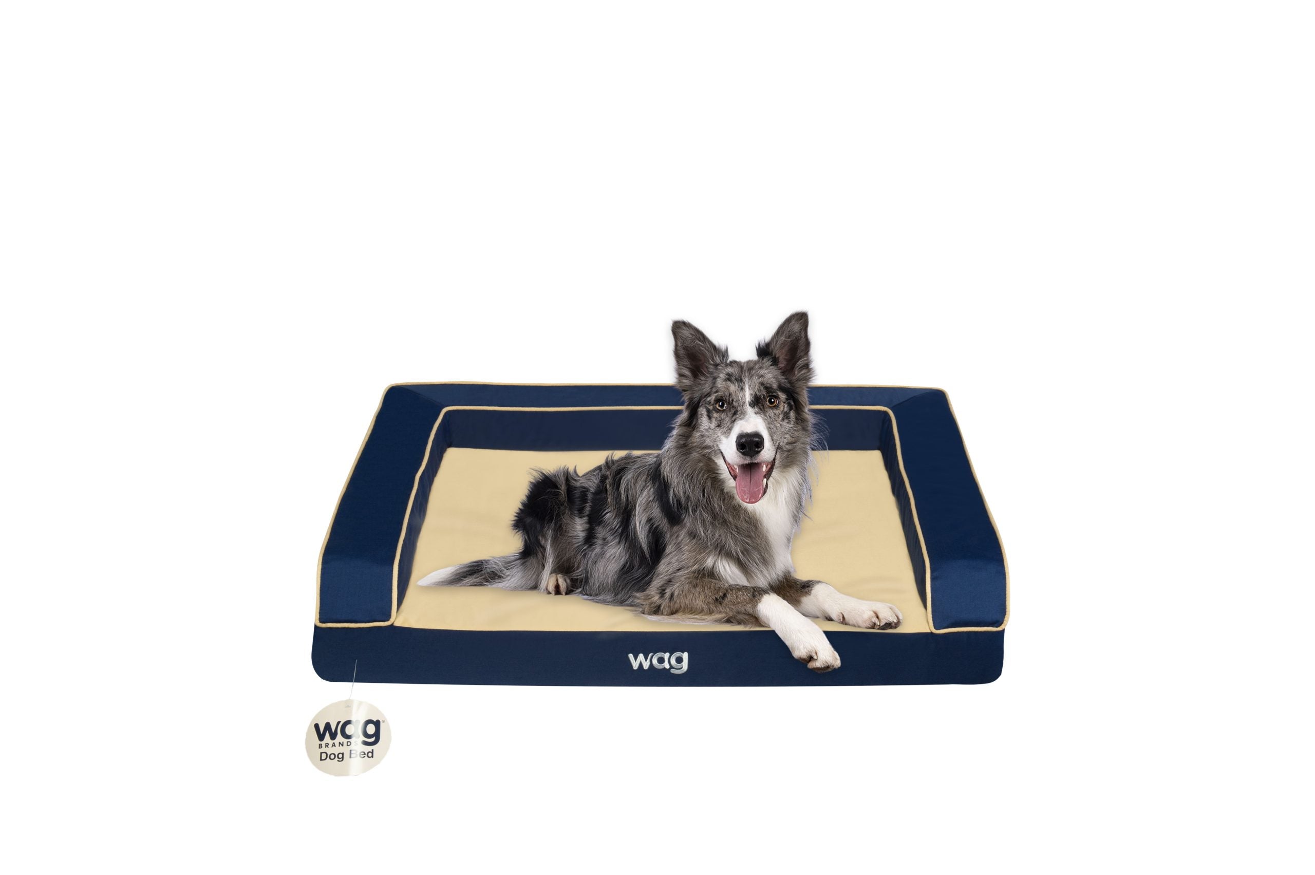 Wag Dog Bed in Stone Grey