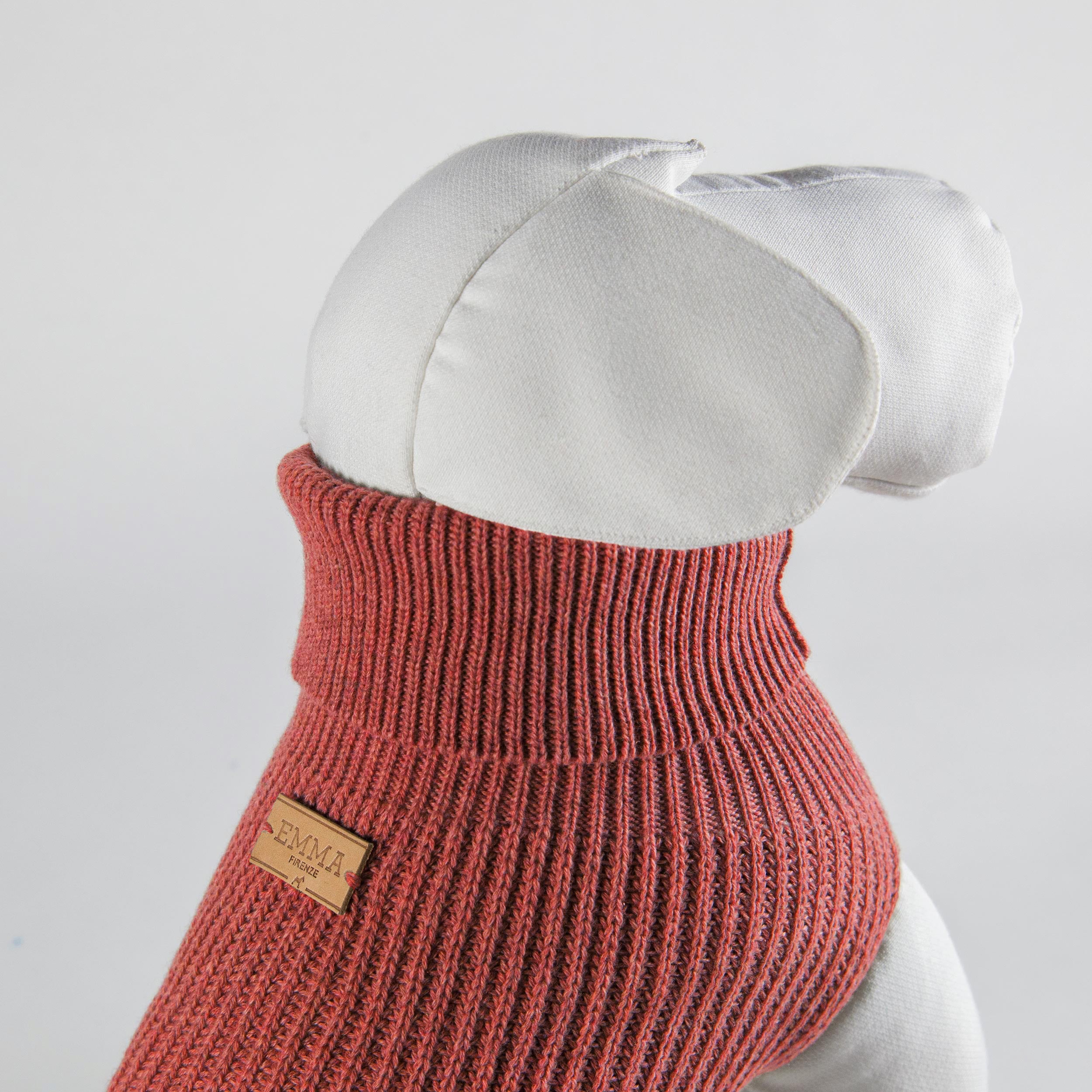 Coral Rib-Cashmere