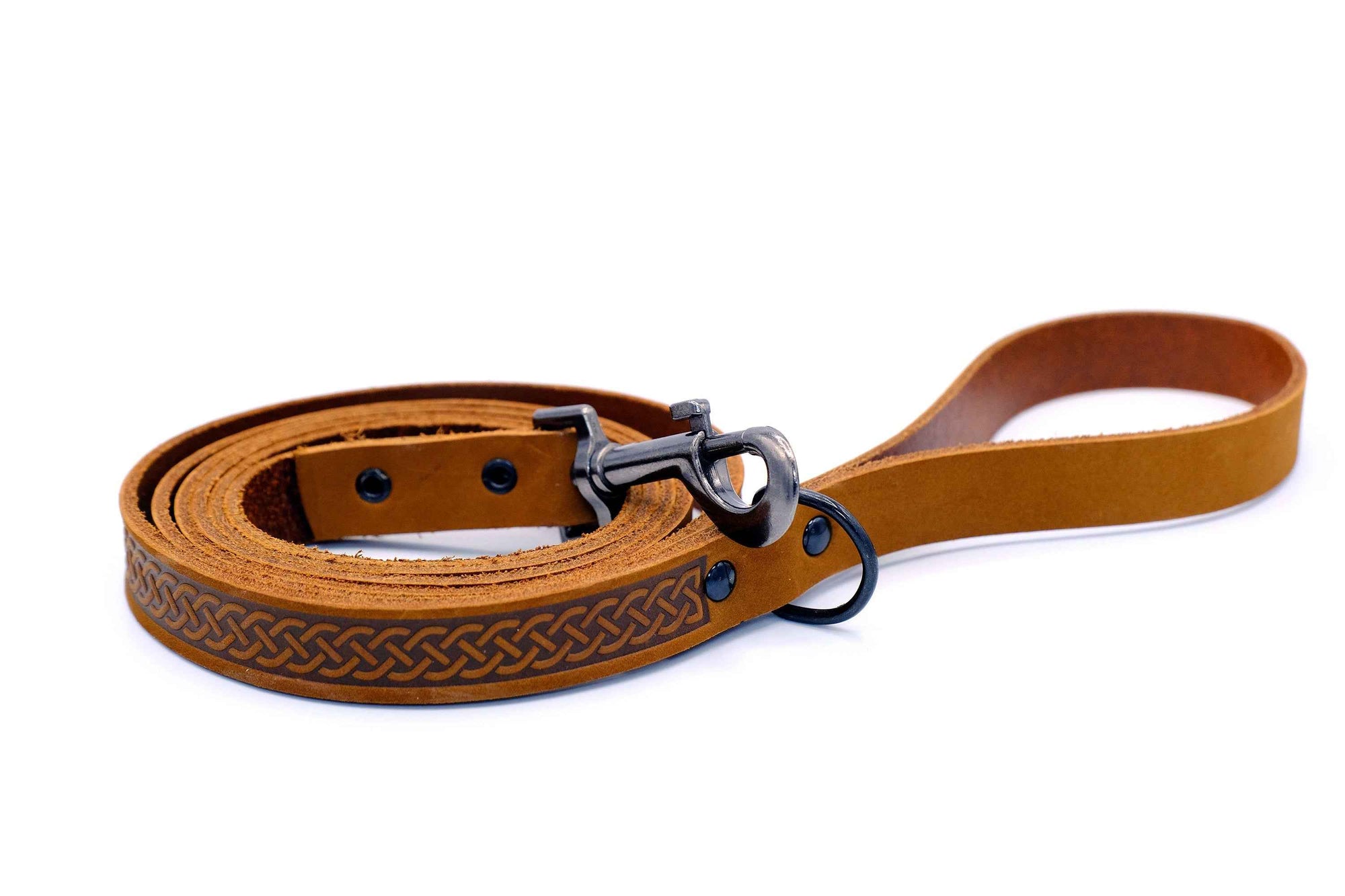Euro-Dog Celtic Sport Leather Dog Leash
