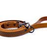 Celtic Sport Earth Brown Leather Dog Leash