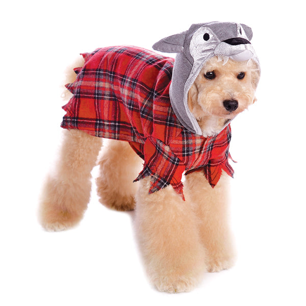 DOGO Werewolf Plaid Dog Shirt