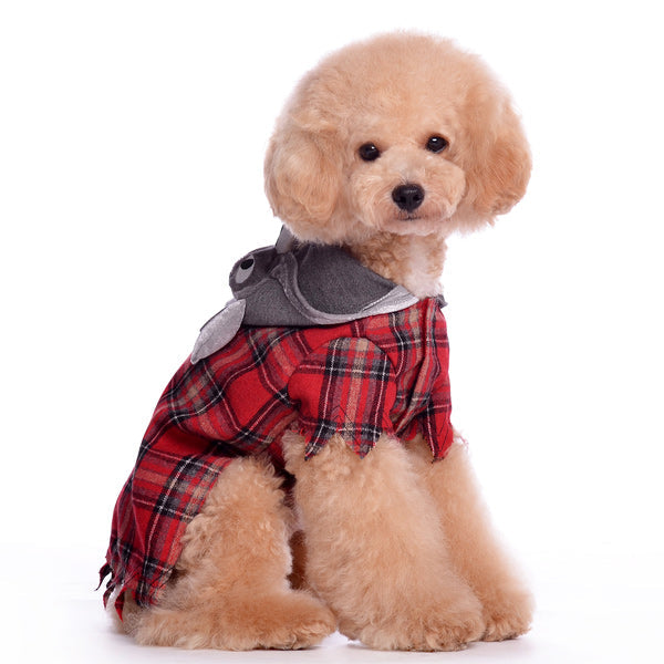 DOGO Werewolf Plaid Dog Shirt