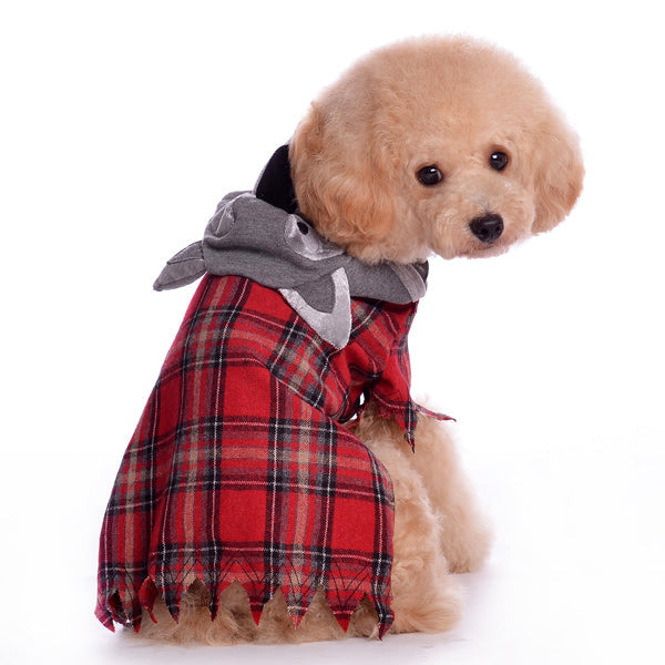 DOGO Werewolf Plaid Dog Shirt