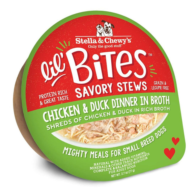 Stella & Chewys Lil Bites Stew Chicken & Duck Dog Food (2.7oz)